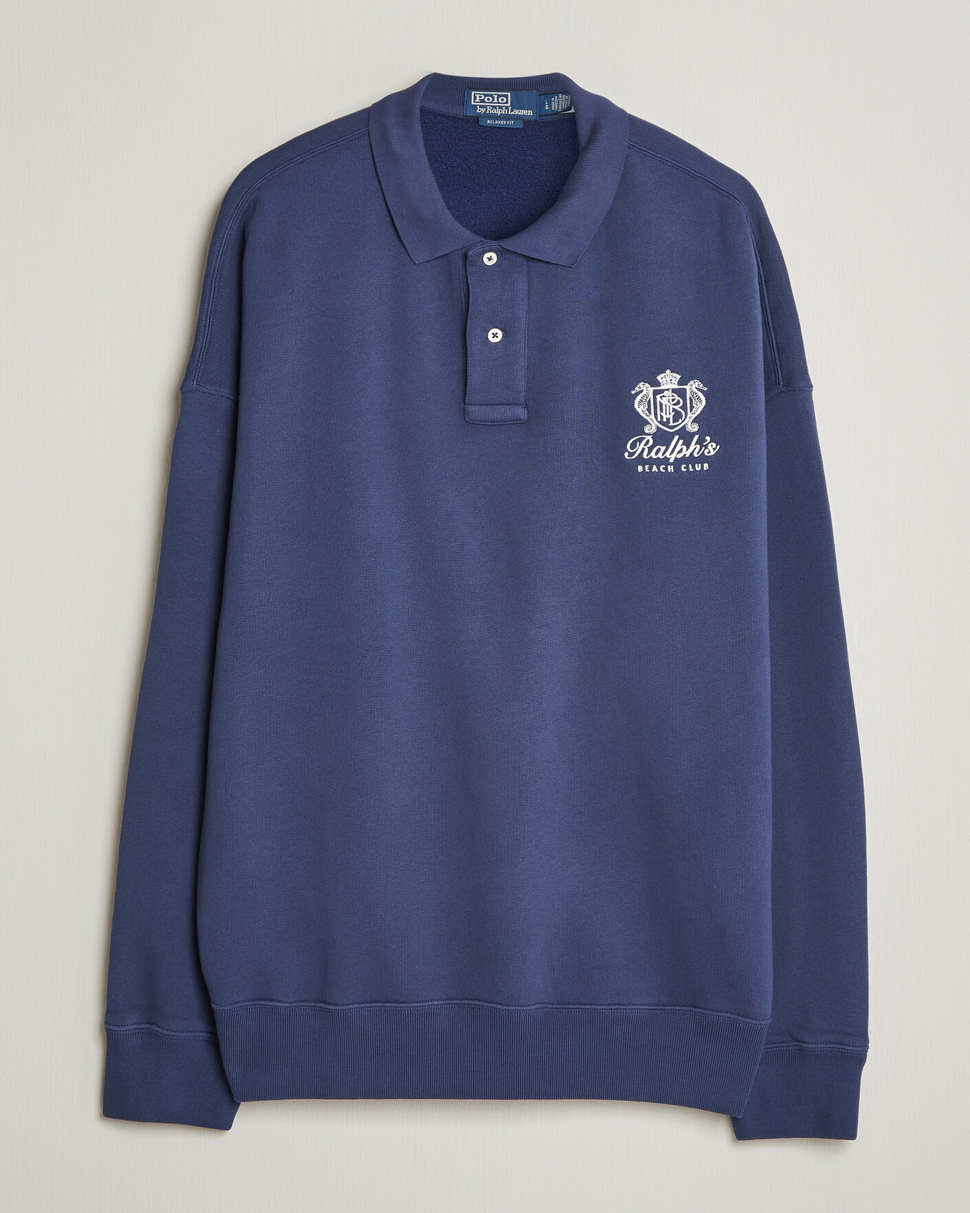Herr | Tröjor | Polo Ralph Lauren | Ralph's Beach Club Sweater Dark Cobalt