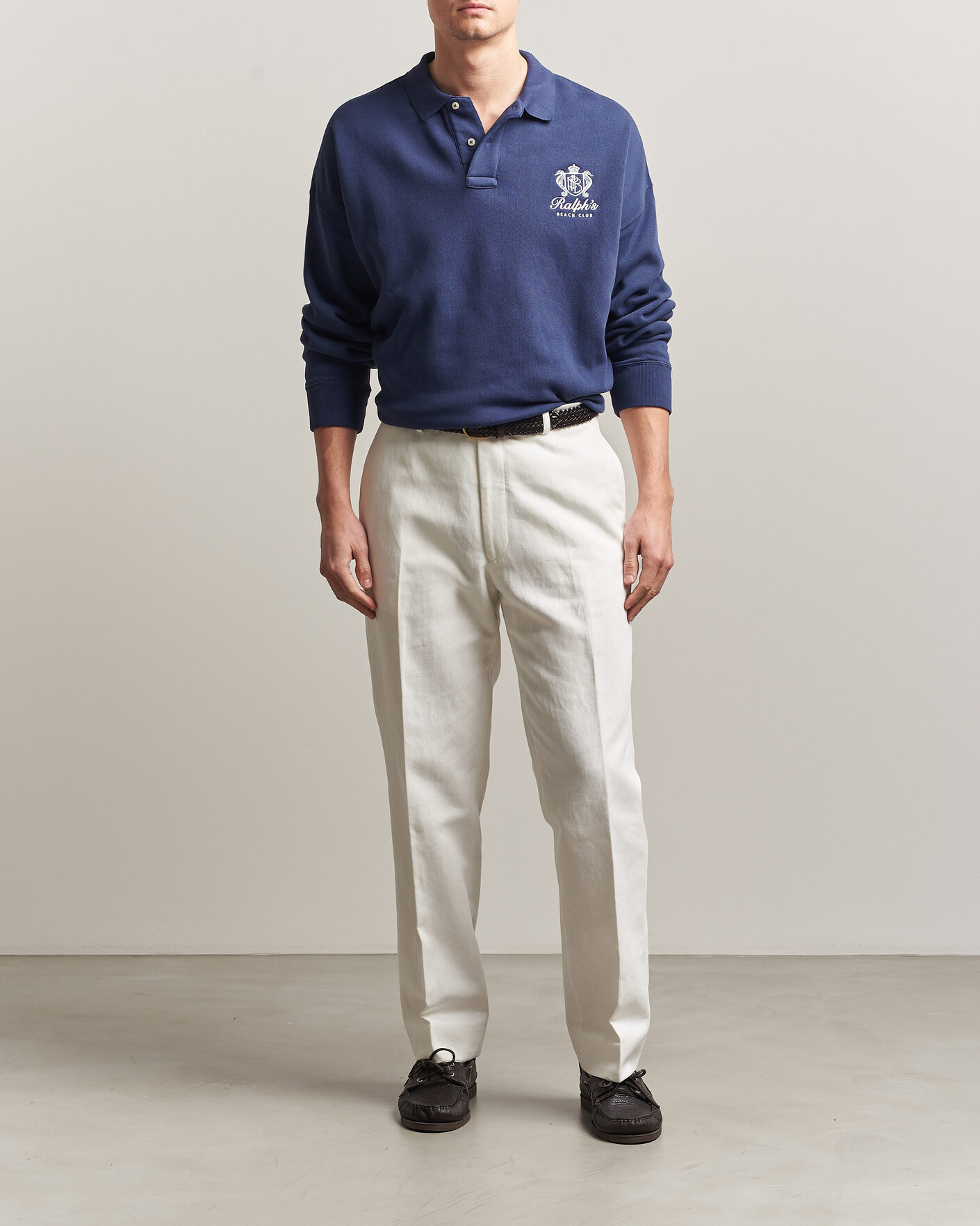 Herr | Tröjor | Polo Ralph Lauren | Ralph's Beach Club Sweater Dark Cobalt