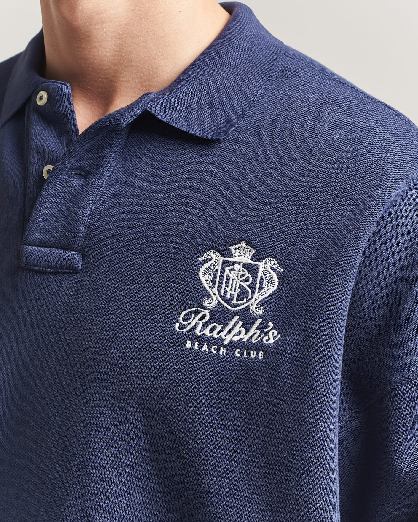 Herr | Tröjor | Polo Ralph Lauren | Ralph's Beach Club Sweater Dark Cobalt