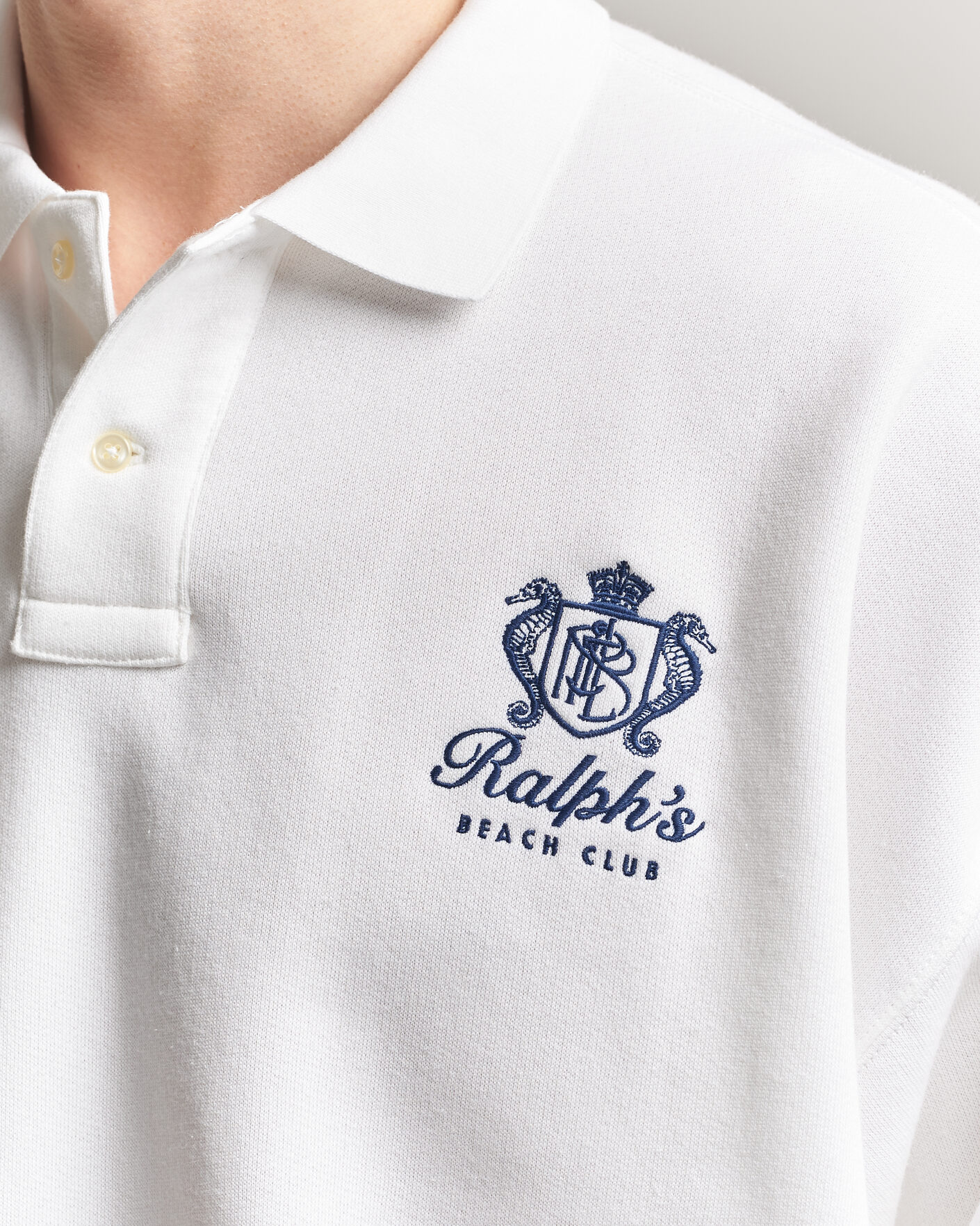 Herr | Tröjor | Polo Ralph Lauren | Ralph's Beach Club Sweater White
