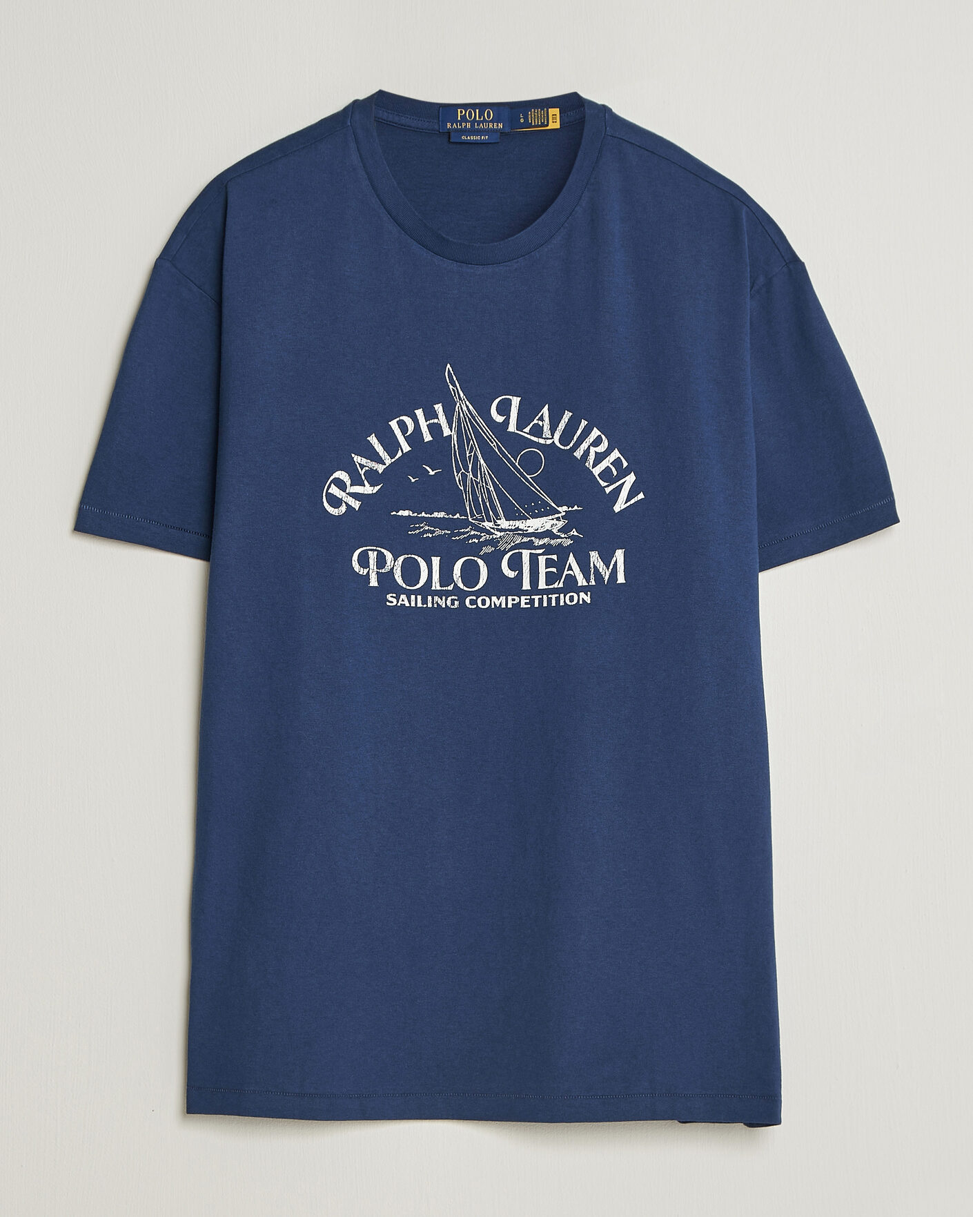 Herr | T-Shirts | Polo Ralph Lauren | Ralph's Beach Club Printed Tee Dark Cobalt