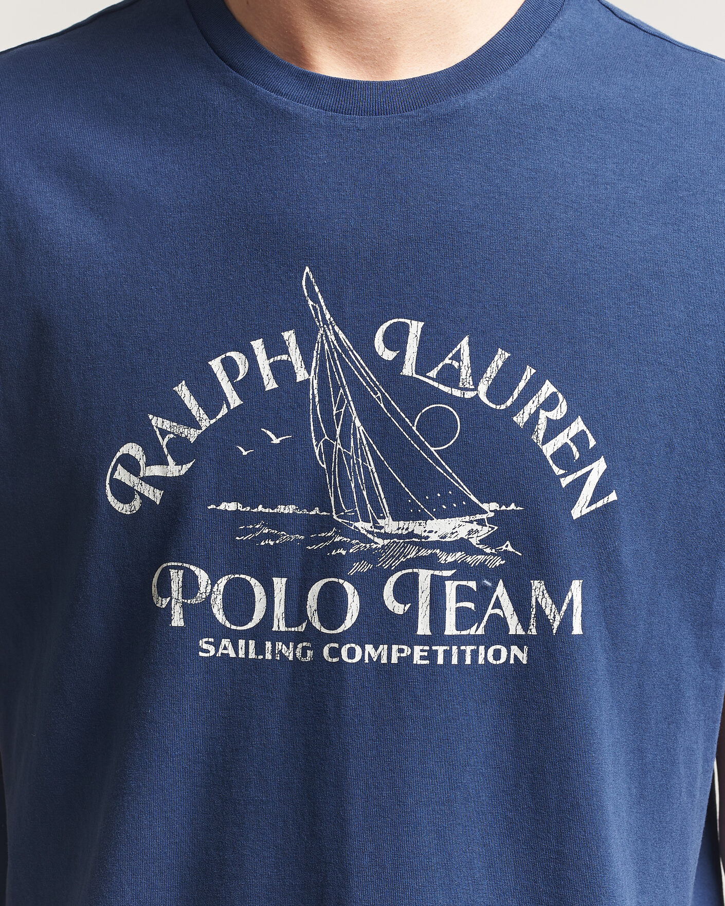 Herr | T-Shirts | Polo Ralph Lauren | Ralph's Beach Club Printed Tee Dark Cobalt