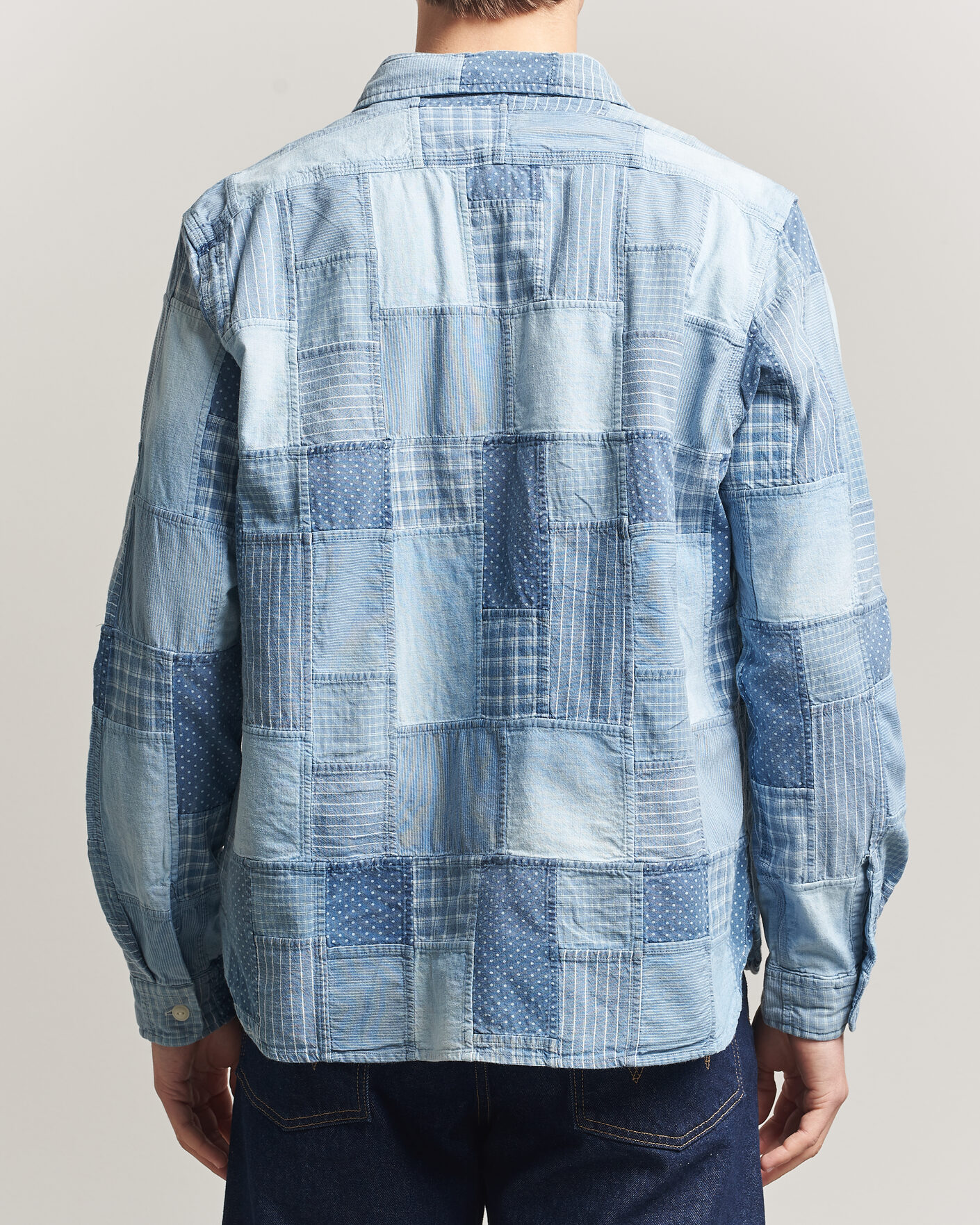 Herr | Skjortor | Polo Ralph Lauren | Indigo Patchwork Shirt Blue