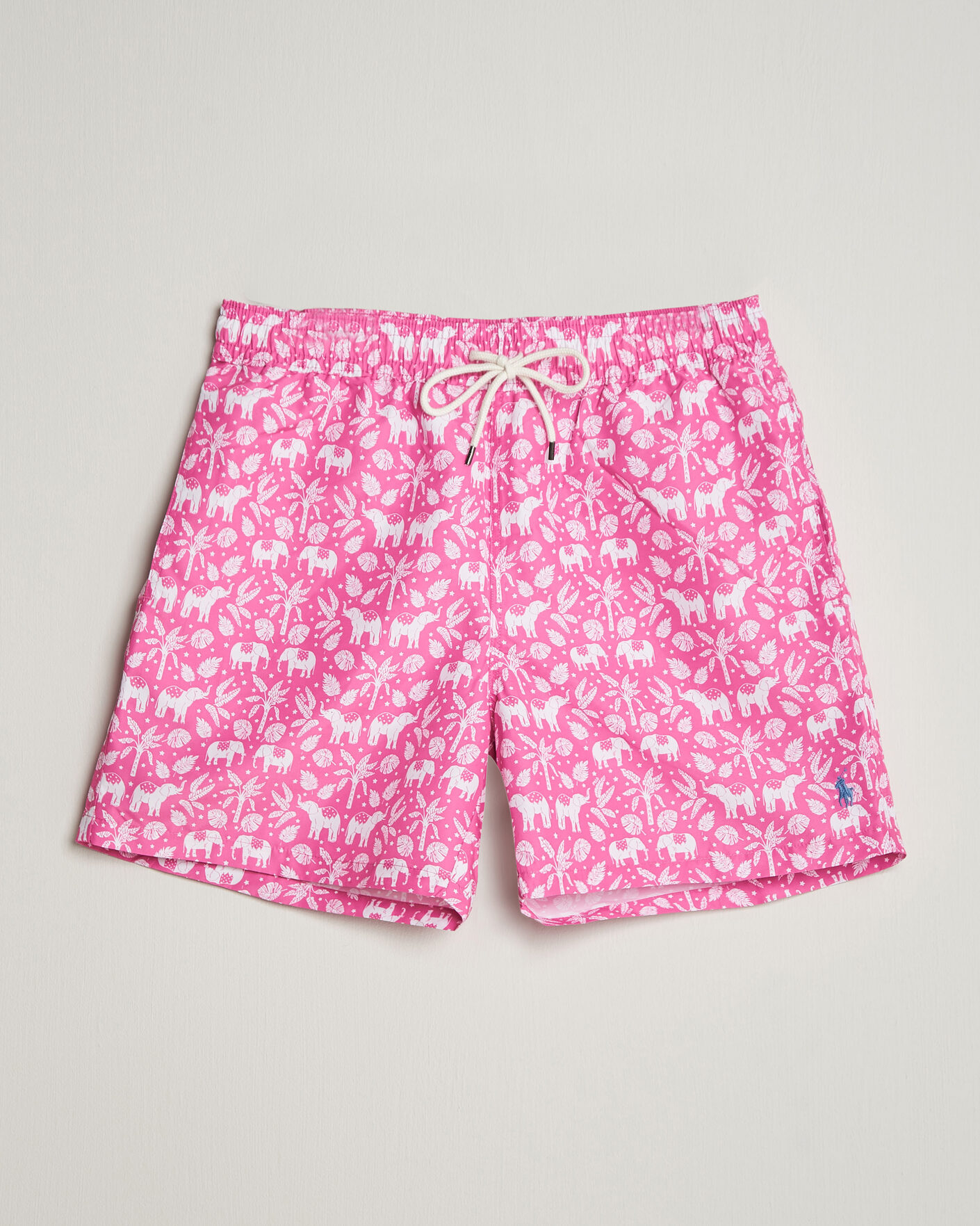 Herr | Badbyxor | Polo Ralph Lauren | Traveler Print Mid Trunk Pink