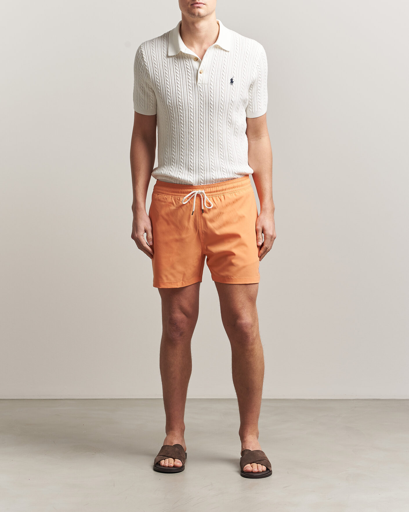 Herr | Badbyxor | Polo Ralph Lauren | Traveler Slim Trunk Orange