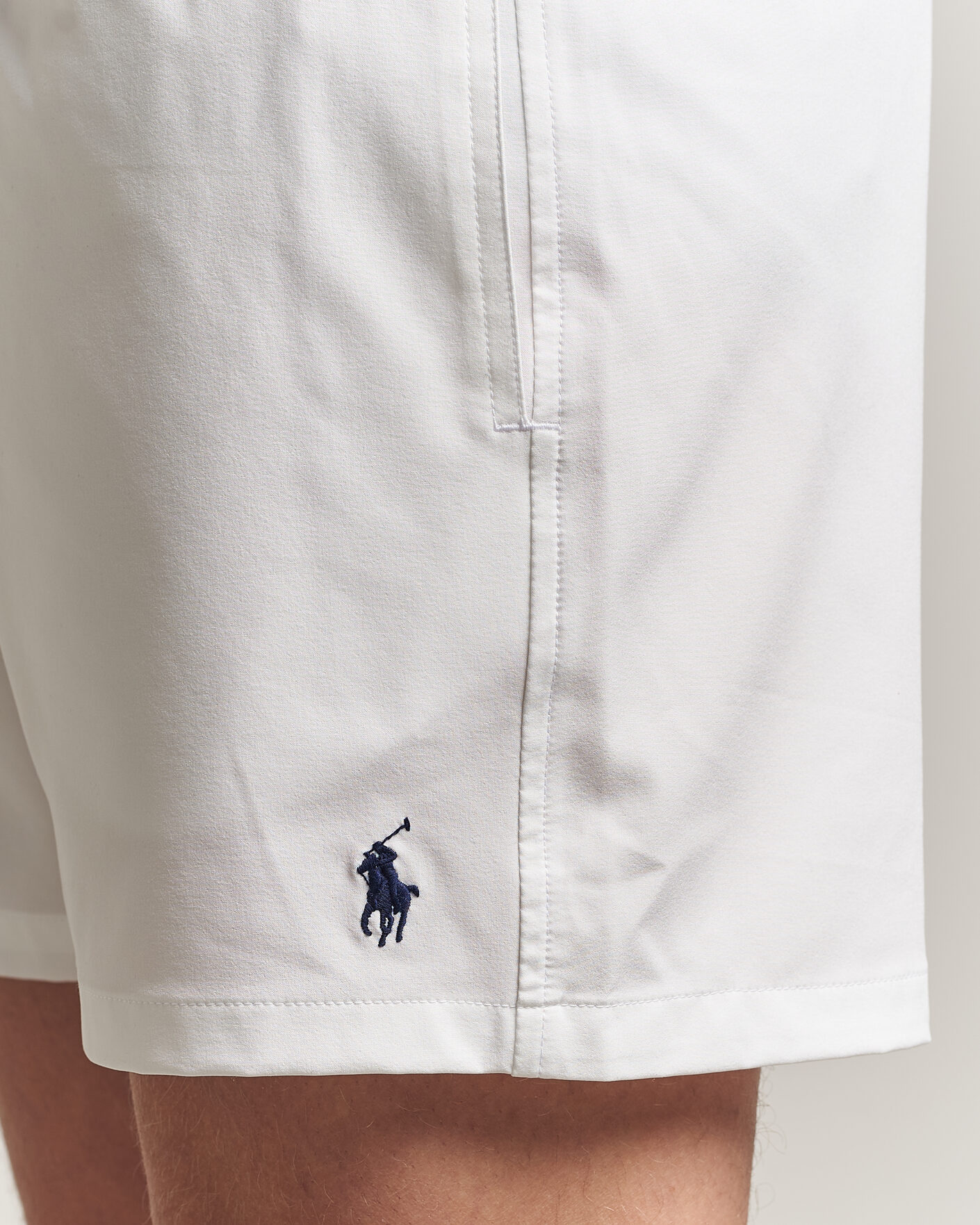 Herr | Badbyxor | Polo Ralph Lauren | Traveler Slim Trunk White