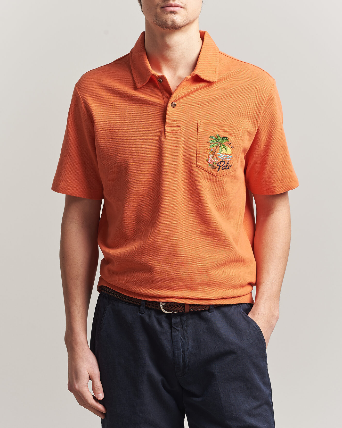 Herr | Pikéer | Polo Ralph Lauren | Classic Fit Pocket Polo Solar Sky