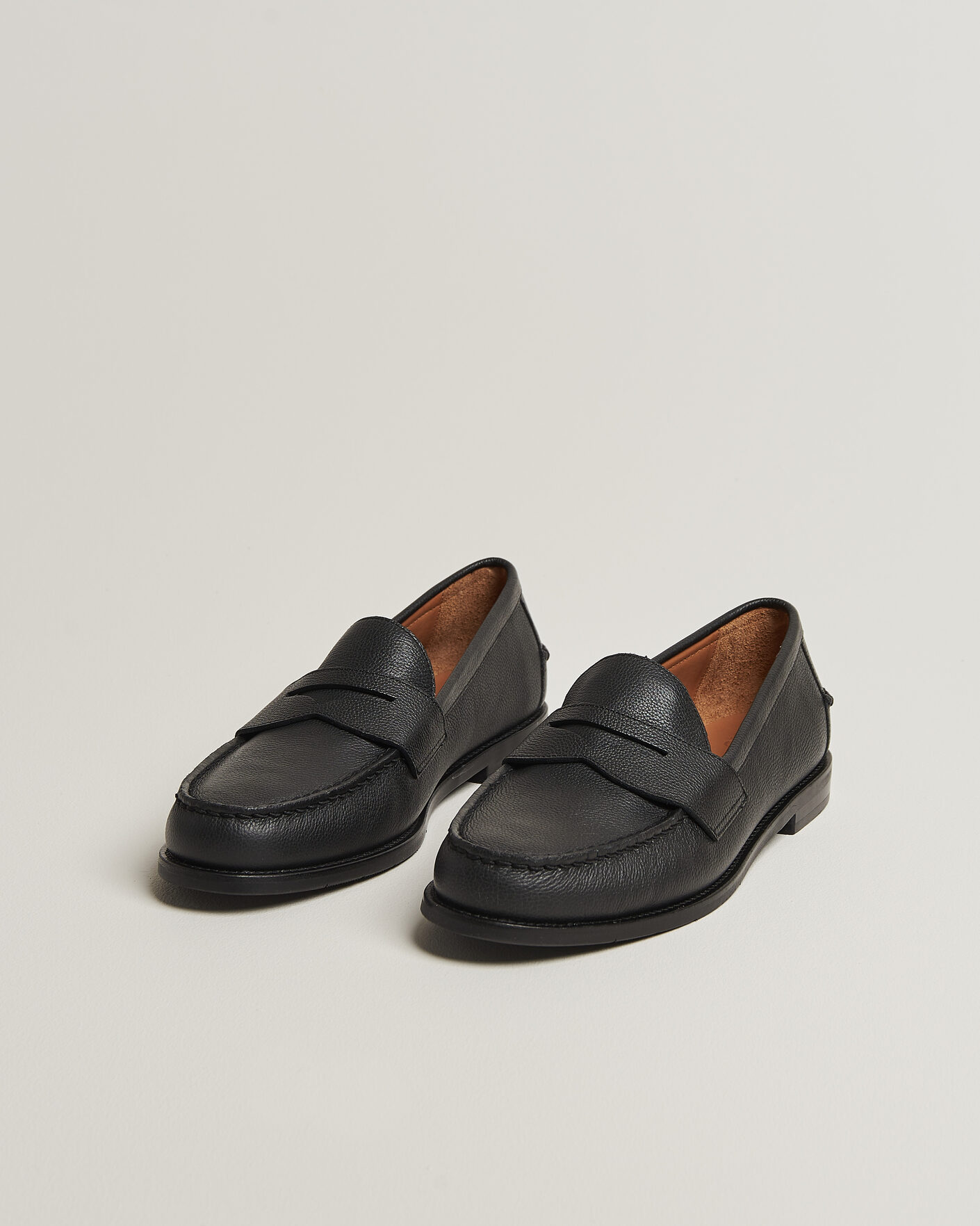 Herr | Loafers | Polo Ralph Lauren | Alston Penny Loafer Black Pebble Calf