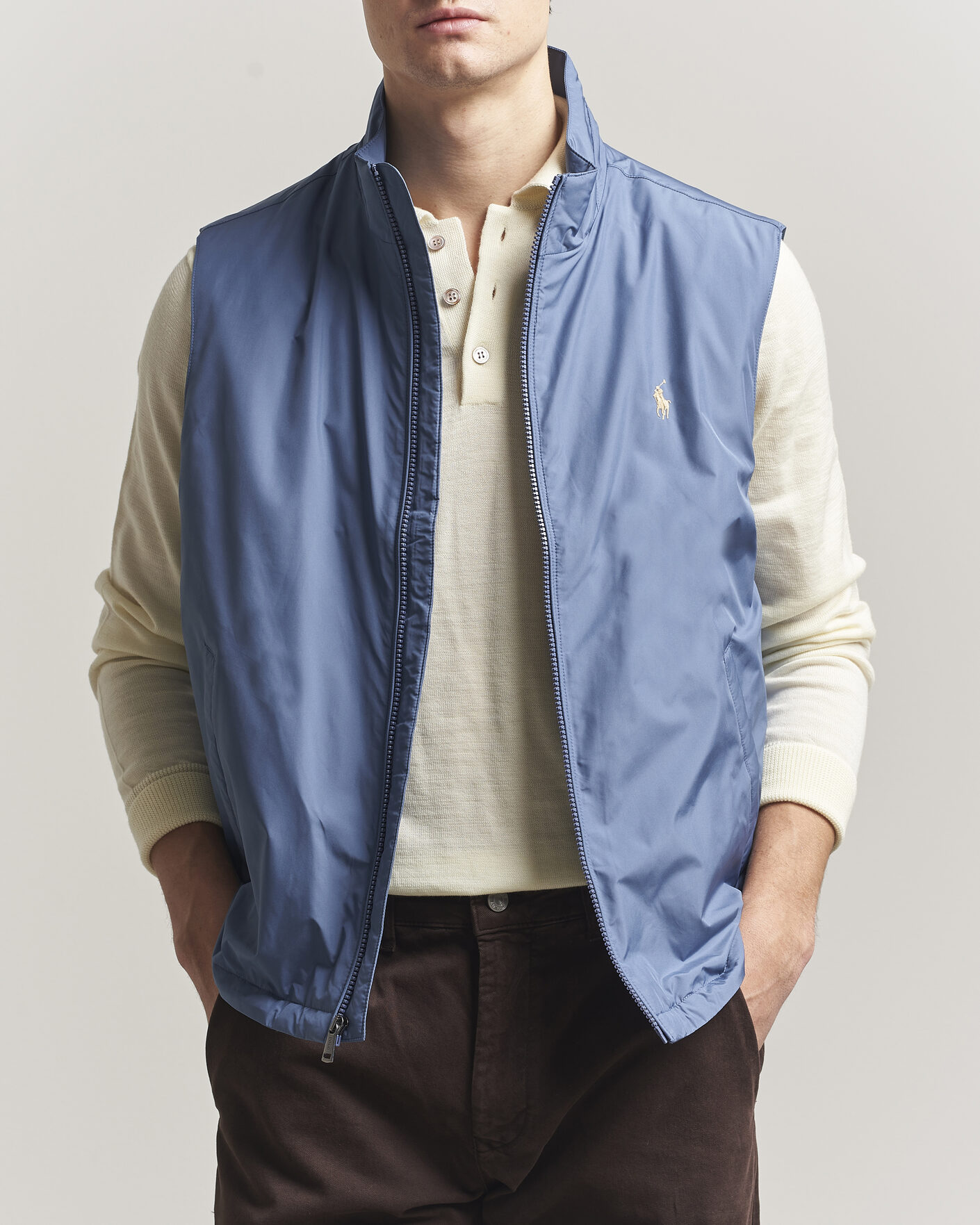 Herr | Västar | Polo Ralph Lauren | Insulated Packable Vest Capri Blue