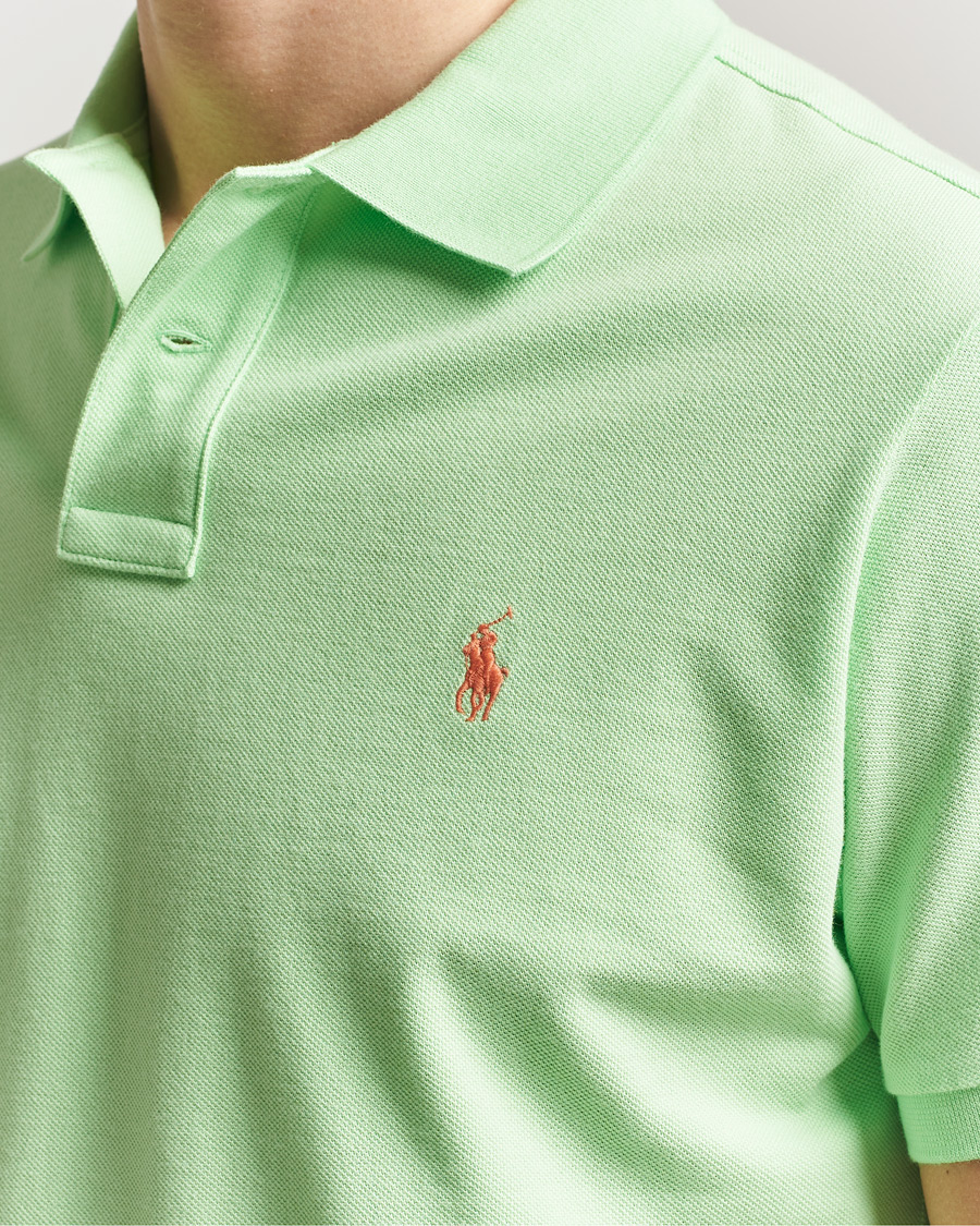 Herr | Pikéer | Polo Ralph Lauren | Custom Slim Fit Polo Cruise Lime