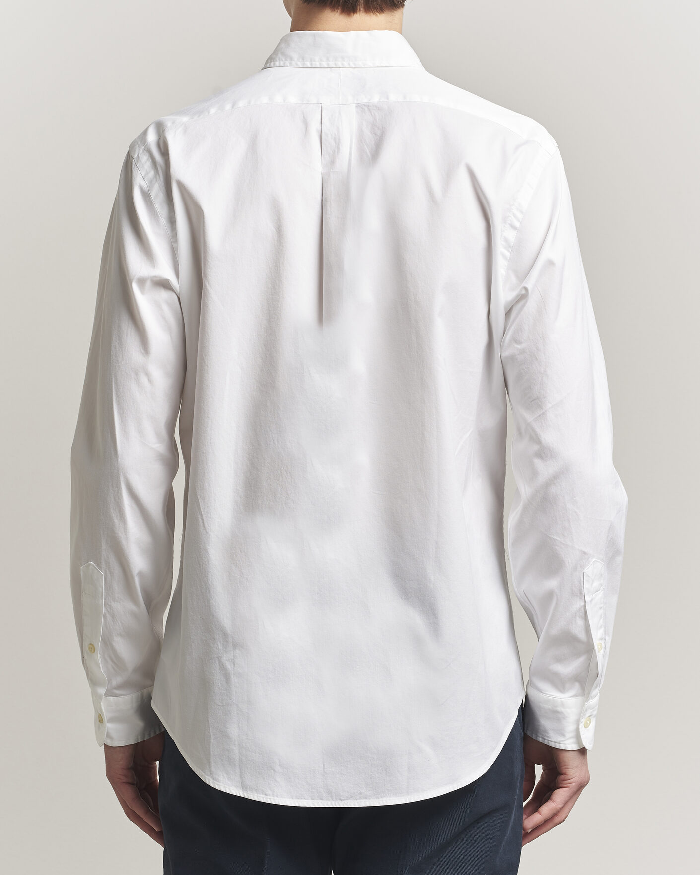 Herr | Skjortor | Polo Ralph Lauren | Custom Fit Garment Twill Shirt White
