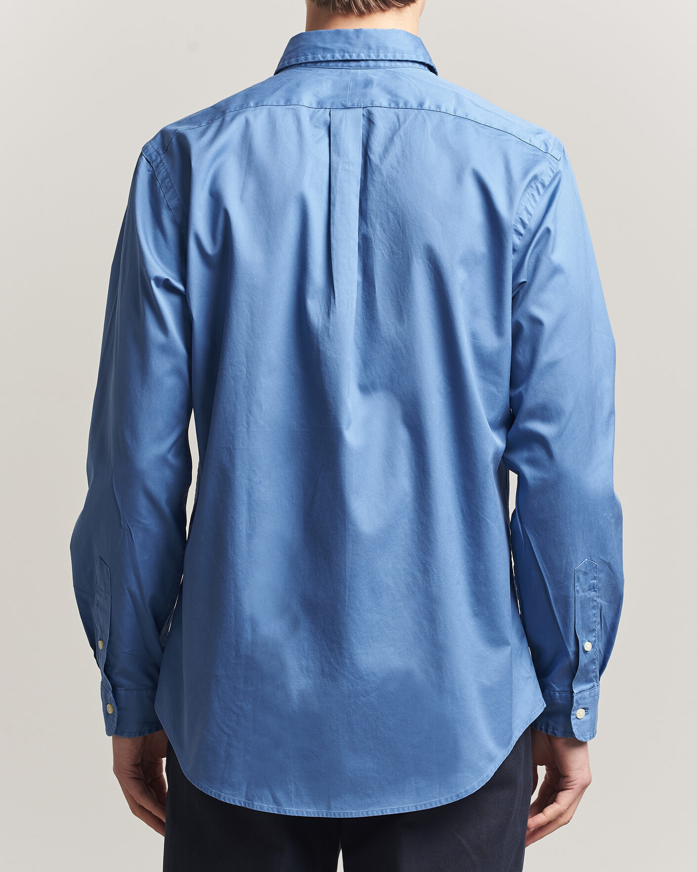 Herr | Skjortor | Polo Ralph Lauren | Custom Fit Garment Twill Shirt Nimes Blue