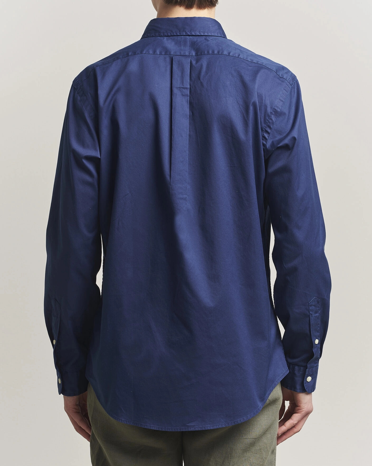 Herr | Skjortor | Polo Ralph Lauren | Custom Fit Garment Twill Shirt Newport Navy