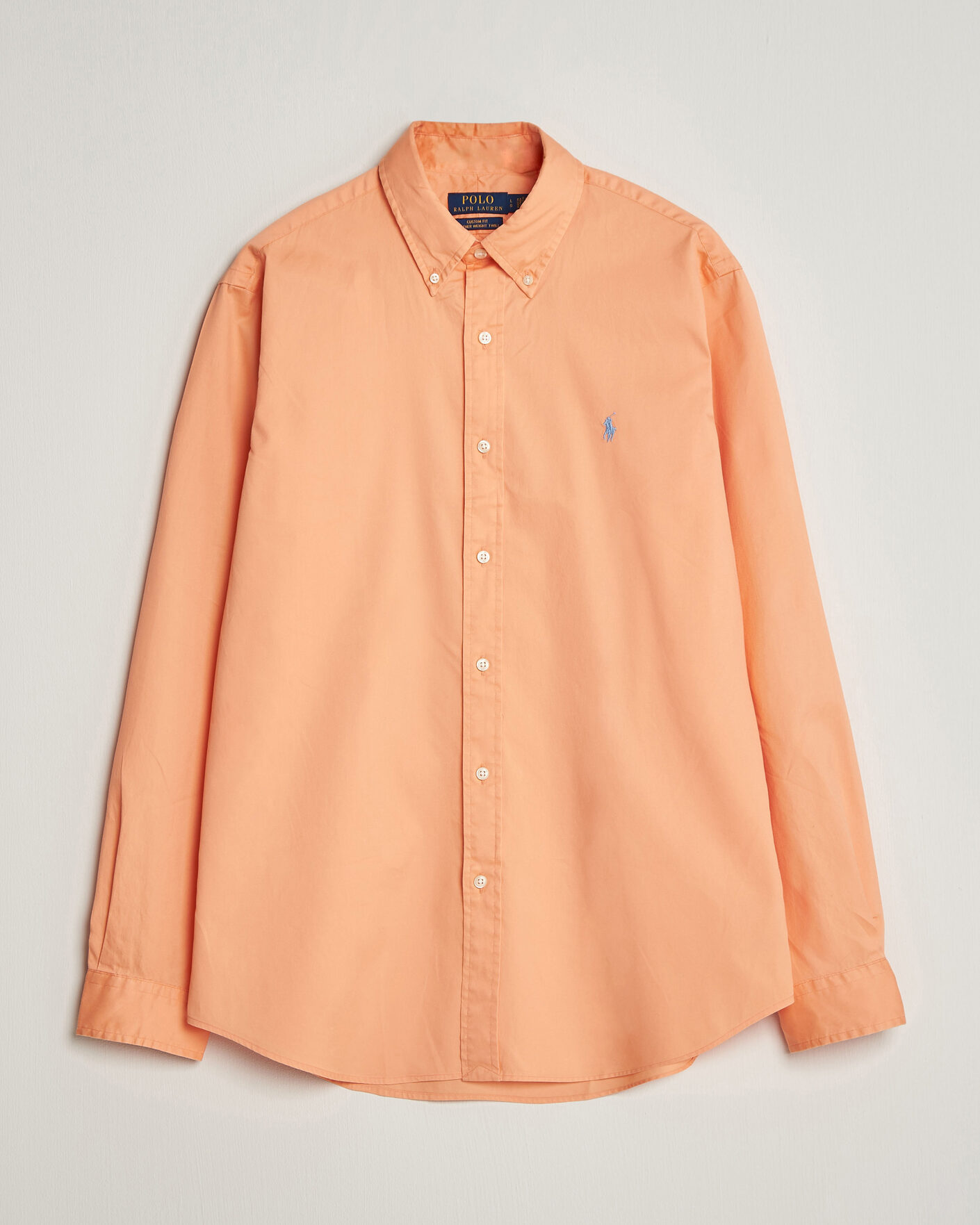 Herr | Skjortor | Polo Ralph Lauren | Custom Fit Garment Twill Shirt Poppy