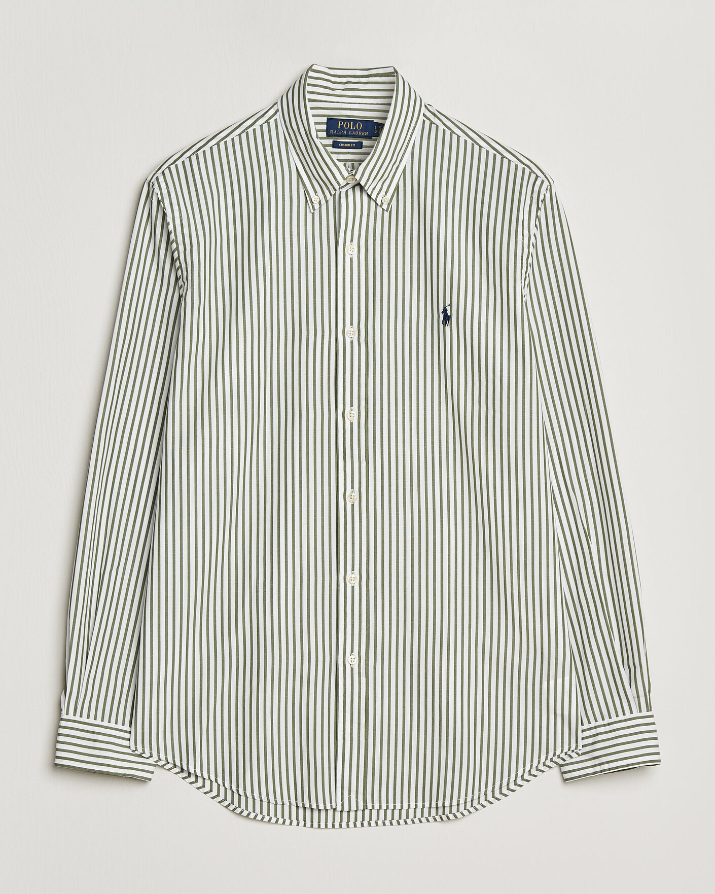 Herr | Skjortor | Polo Ralph Lauren | Custom Fit Poplin Striped Shirt Garden Trail
