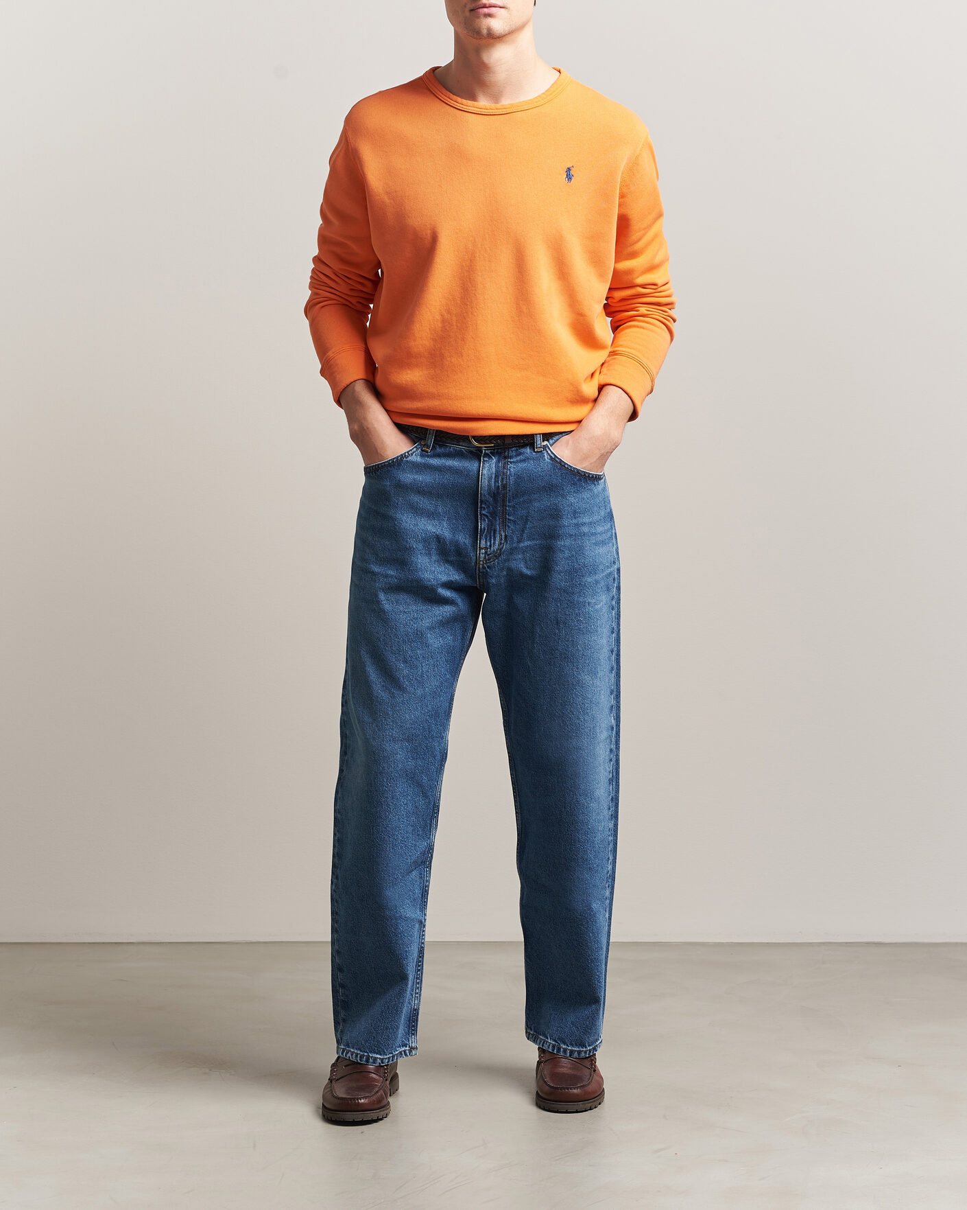 Herr | Tröjor | Polo Ralph Lauren | Island Terry Sweatshirt Resort Orange