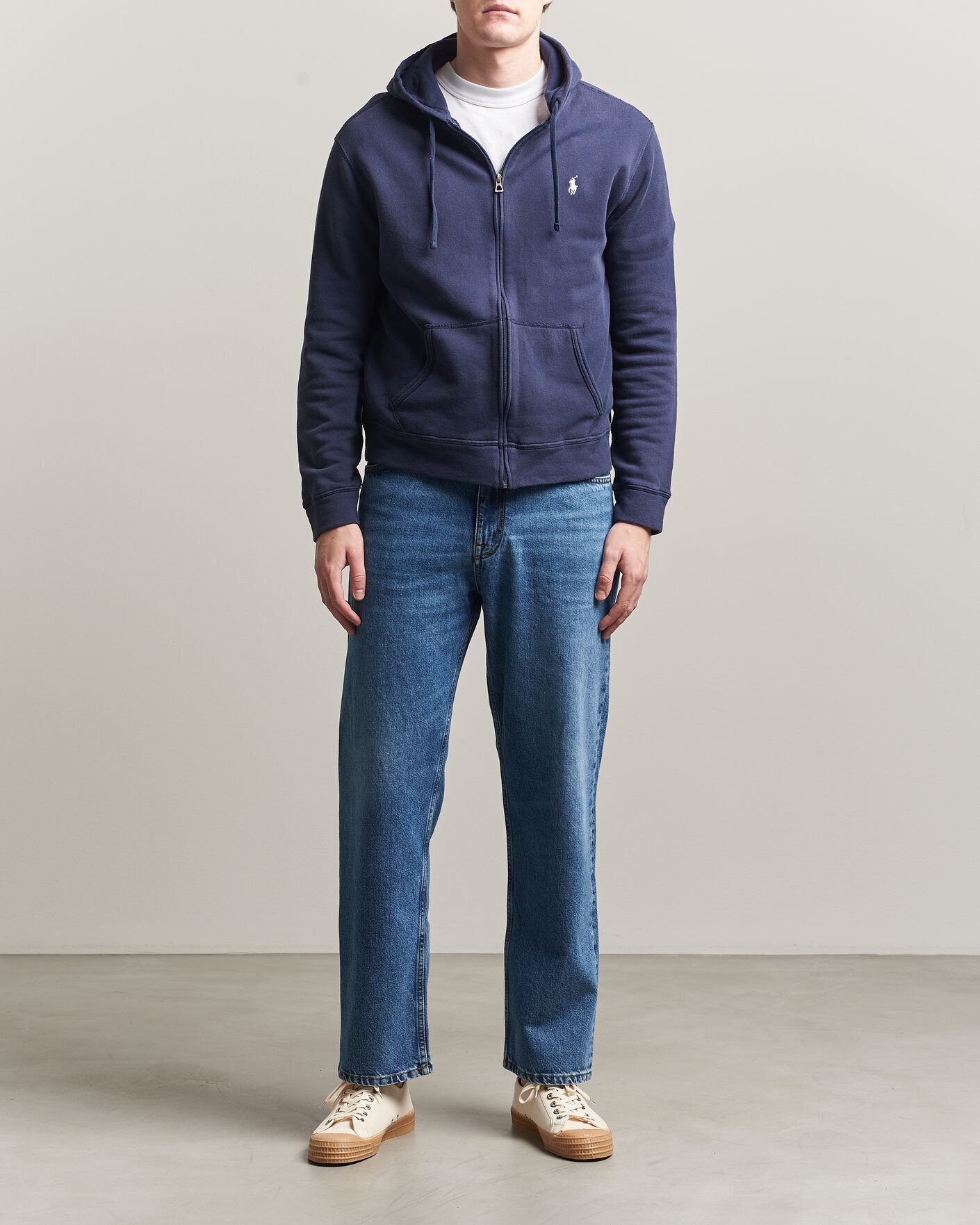 Herr | Tröjor | Polo Ralph Lauren | Island Terry Full Zip Hoodie Newport Navy