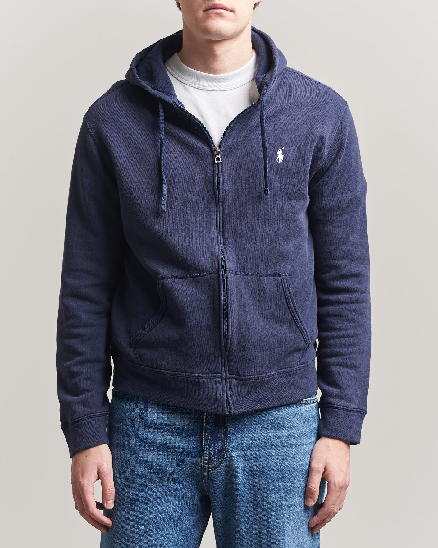 Herr | Tröjor | Polo Ralph Lauren | Island Terry Full Zip Hoodie Newport Navy