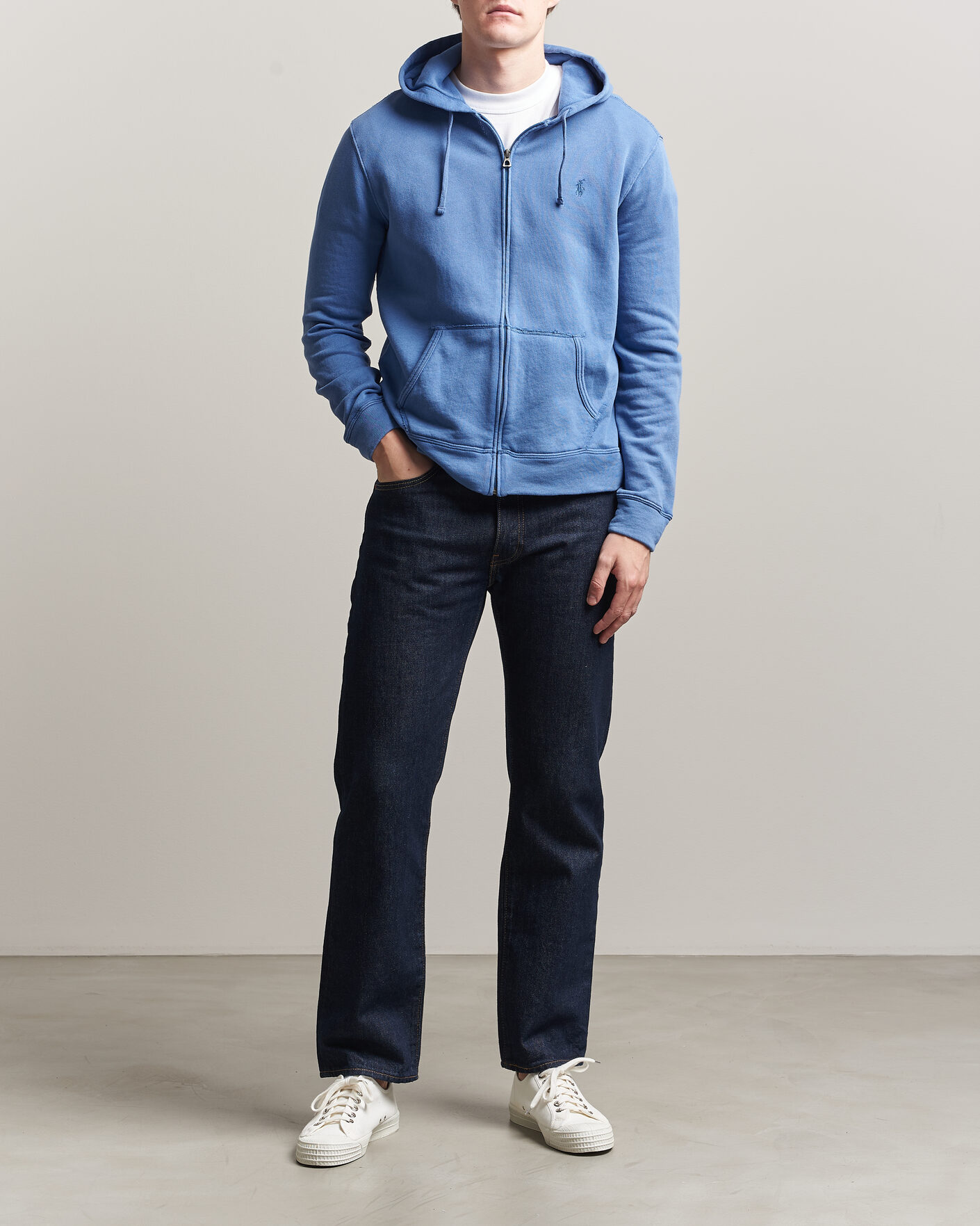 Herr | Tröjor | Polo Ralph Lauren | Island Terry Full Zip Hoodie Modern Royal