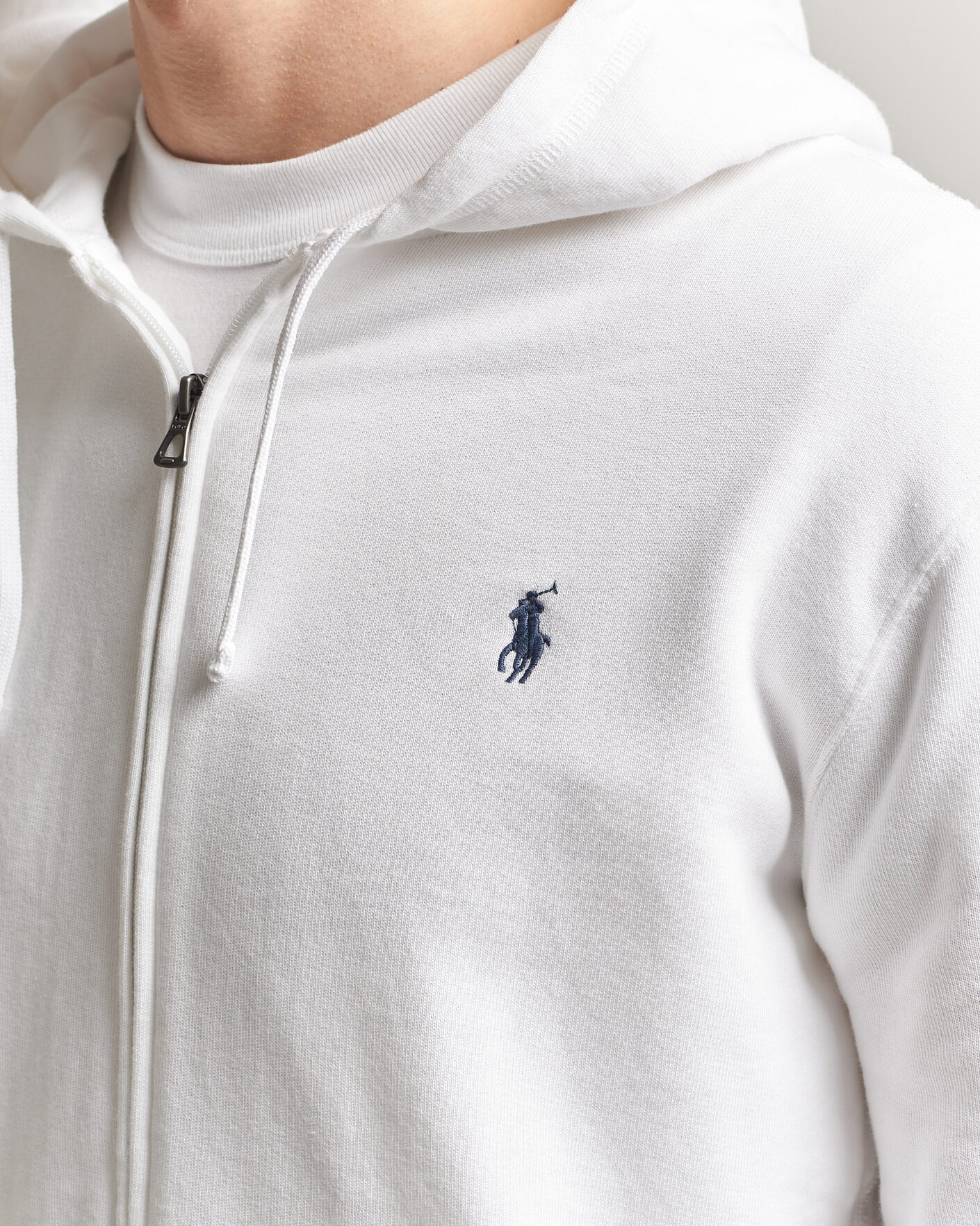 Herr | Tröjor | Polo Ralph Lauren | Island Terry Full Zip Hoodie White