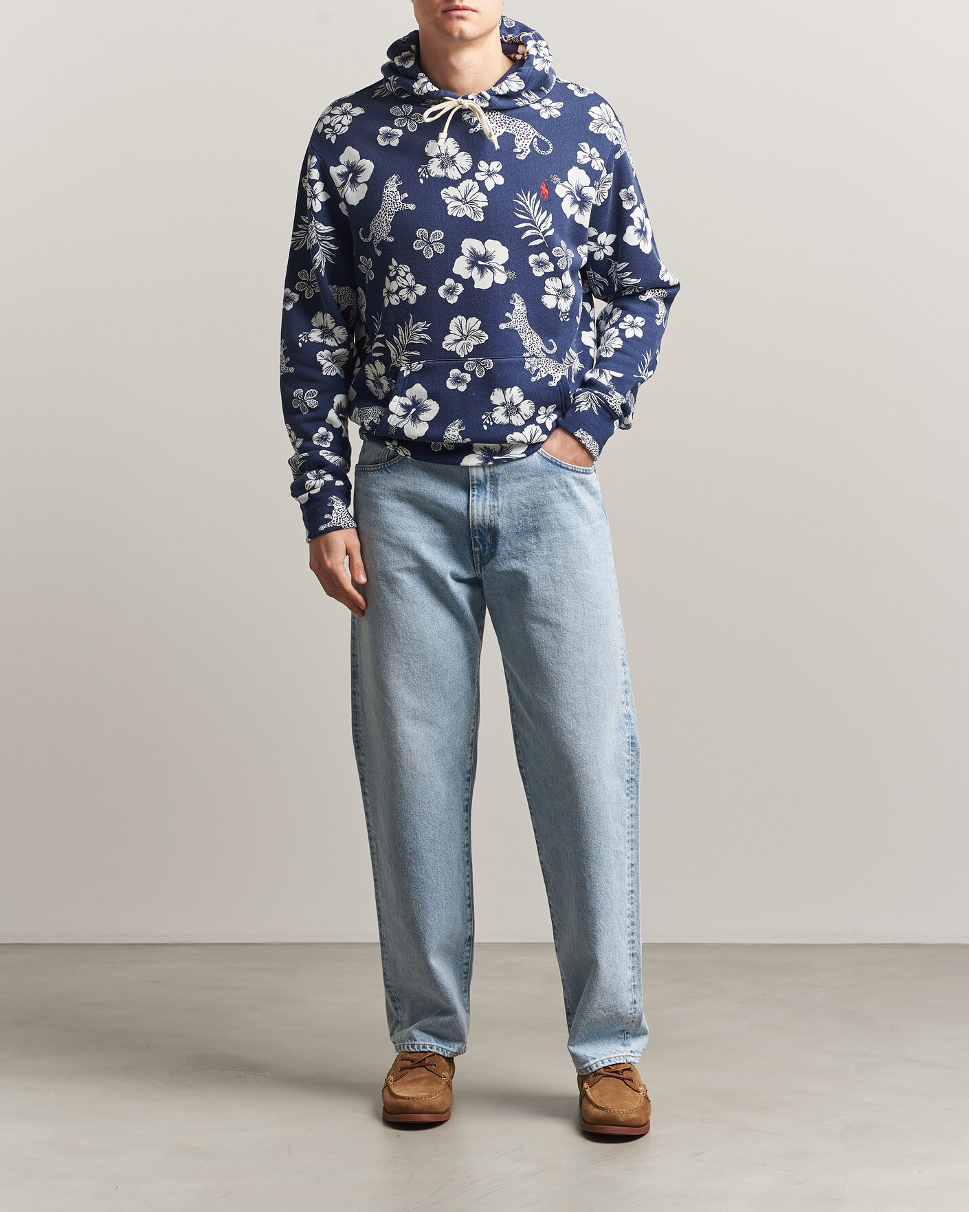 Herr | Tröjor | Polo Ralph Lauren | Island Terry Hoodie Jaguar Tropical