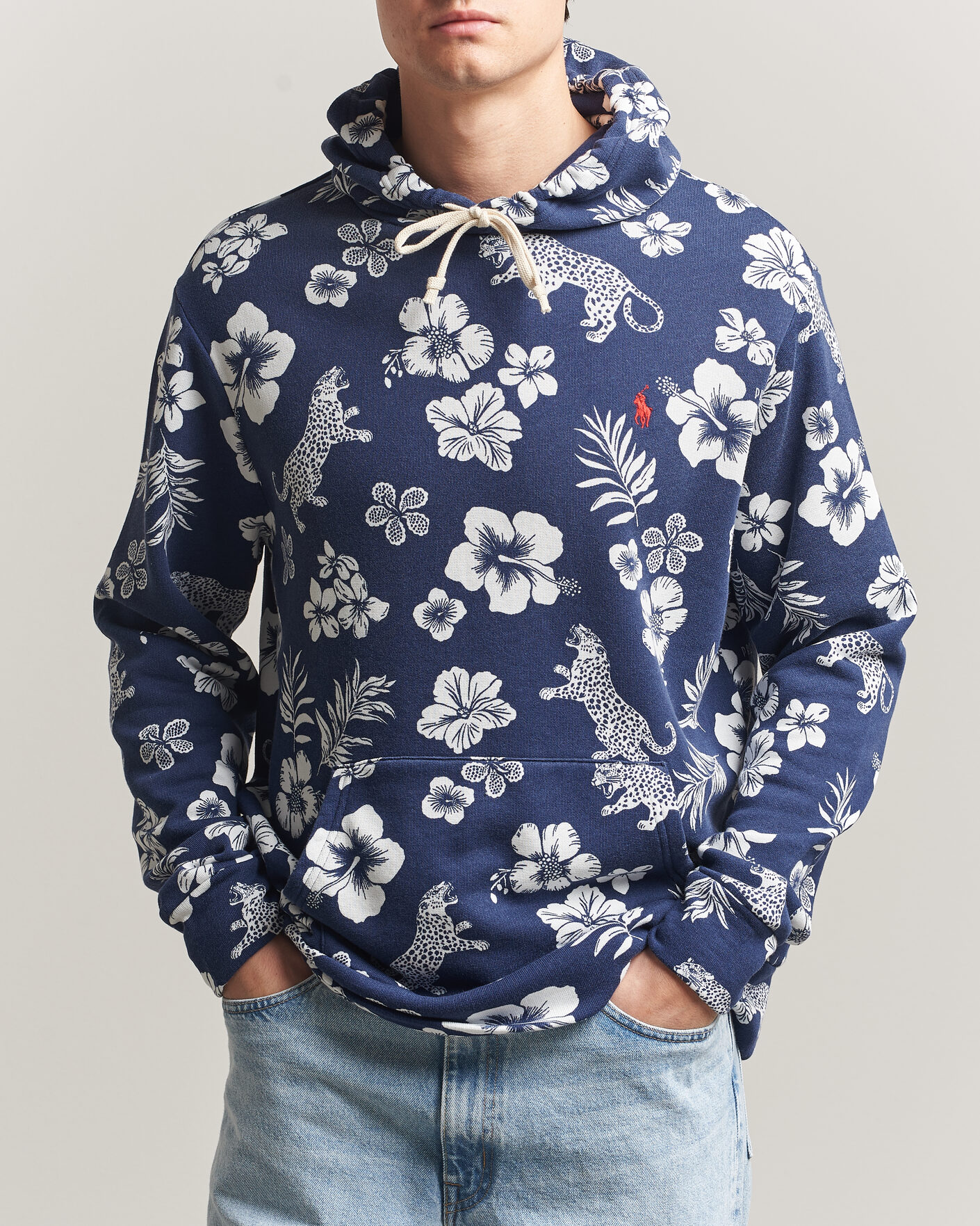 Herr | Tröjor | Polo Ralph Lauren | Island Terry Hoodie Jaguar Tropical