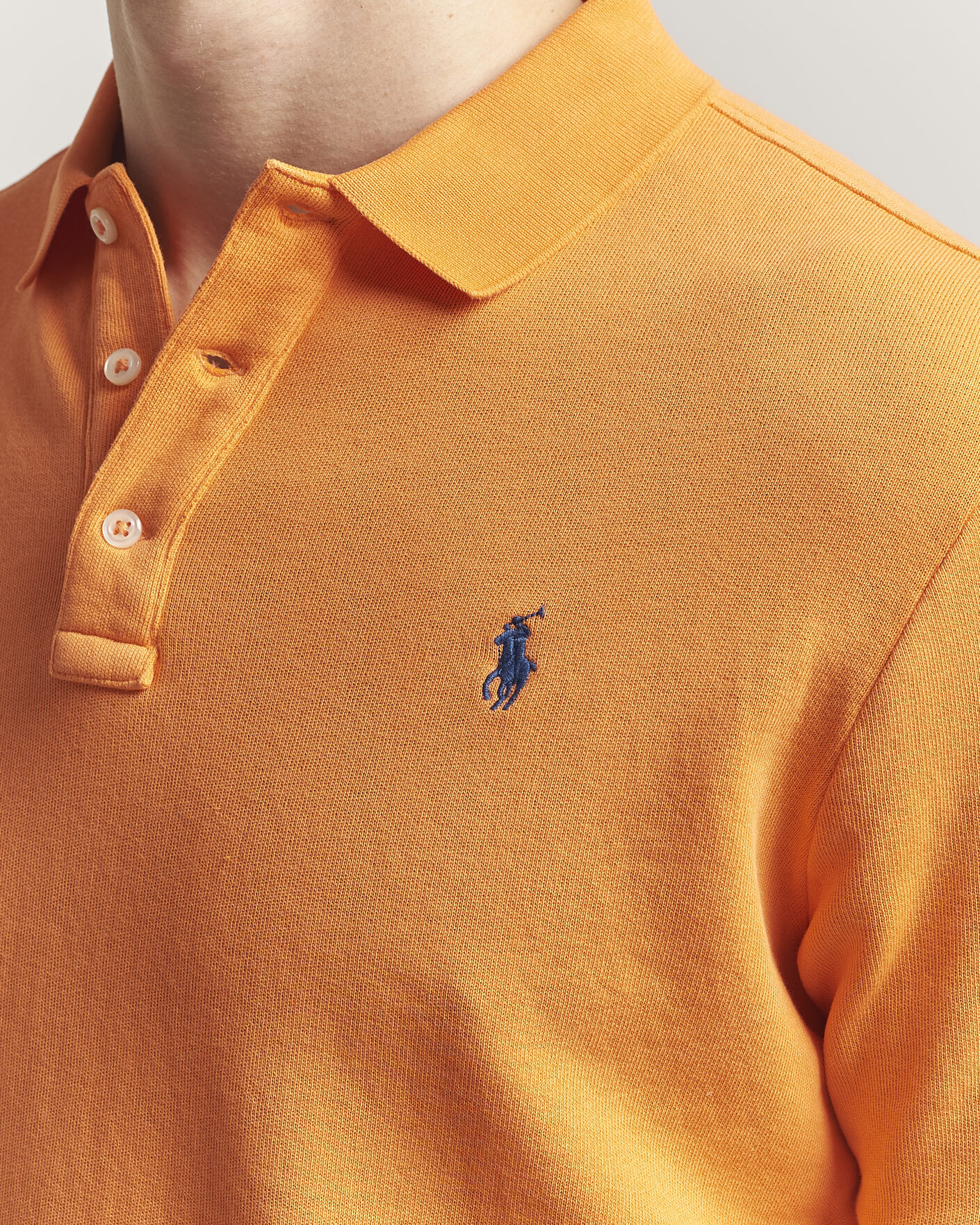 Herr | Pikéer | Polo Ralph Lauren | Island Terry Polo Resort Orange