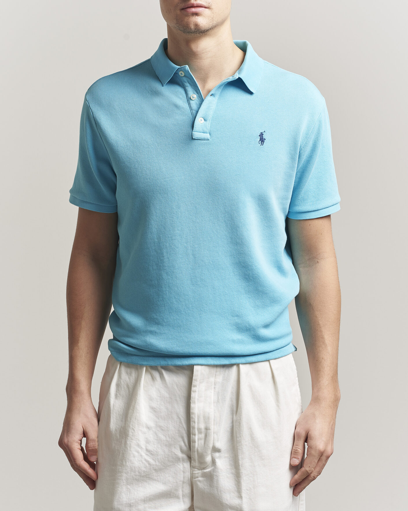 Herr | Pikéer | Polo Ralph Lauren | Island Terry Polo Perfect Turqoise
