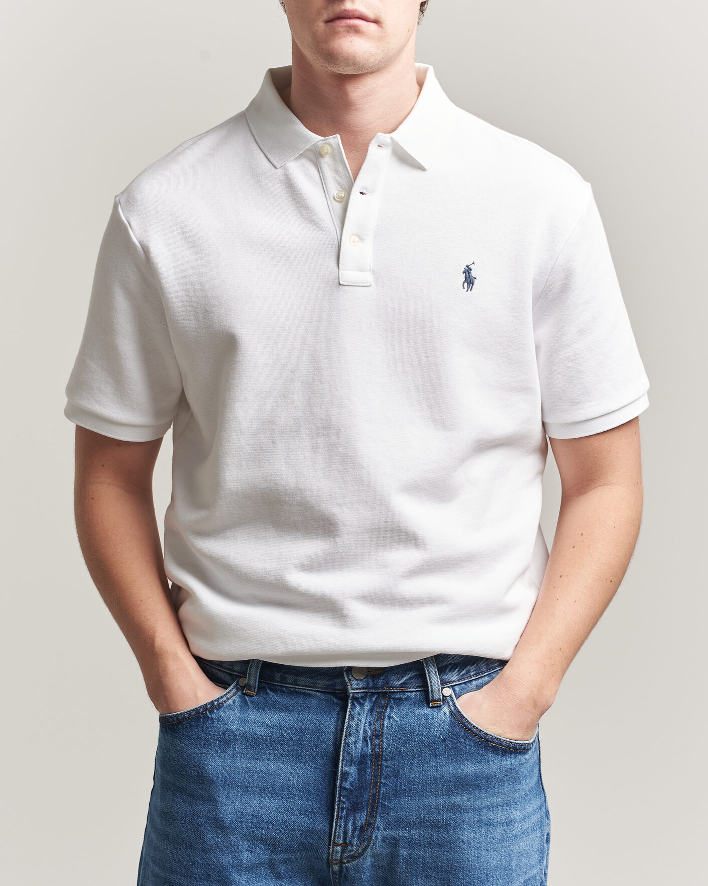 Herr | Pikéer | Polo Ralph Lauren | Island Terry Polo White