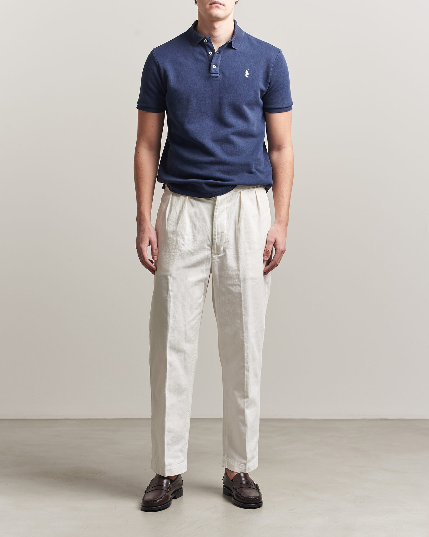 Herr | Pikéer | Polo Ralph Lauren | Island Terry Polo Newport Navy