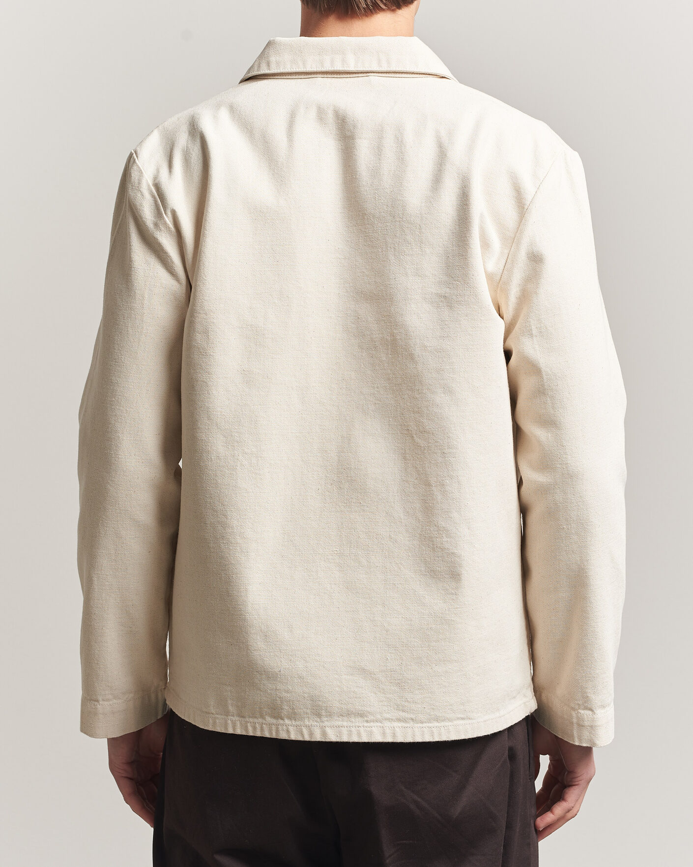 Herr | Skjortor | A.P.C. | Kerlouan Denim Overshirt Ecru