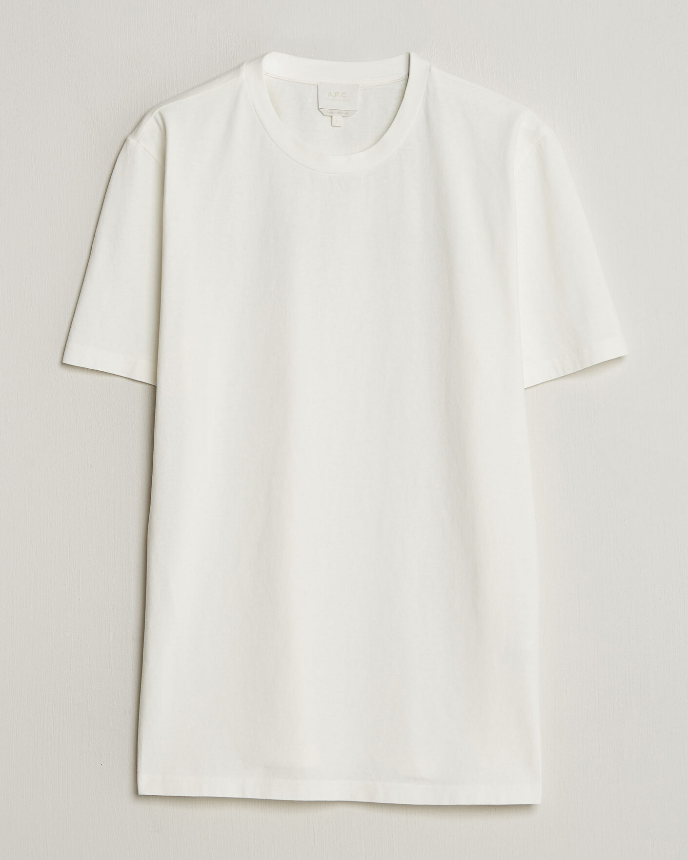 Herr | T-Shirts | A.P.C. | Printed Crew Neck T-Shirt Off White