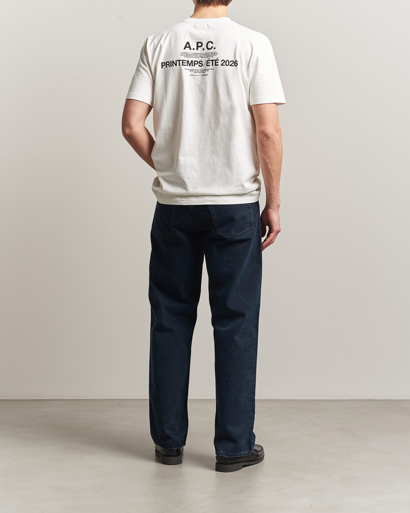 Herr | T-Shirts | A.P.C. | Printed Crew Neck T-Shirt Off White