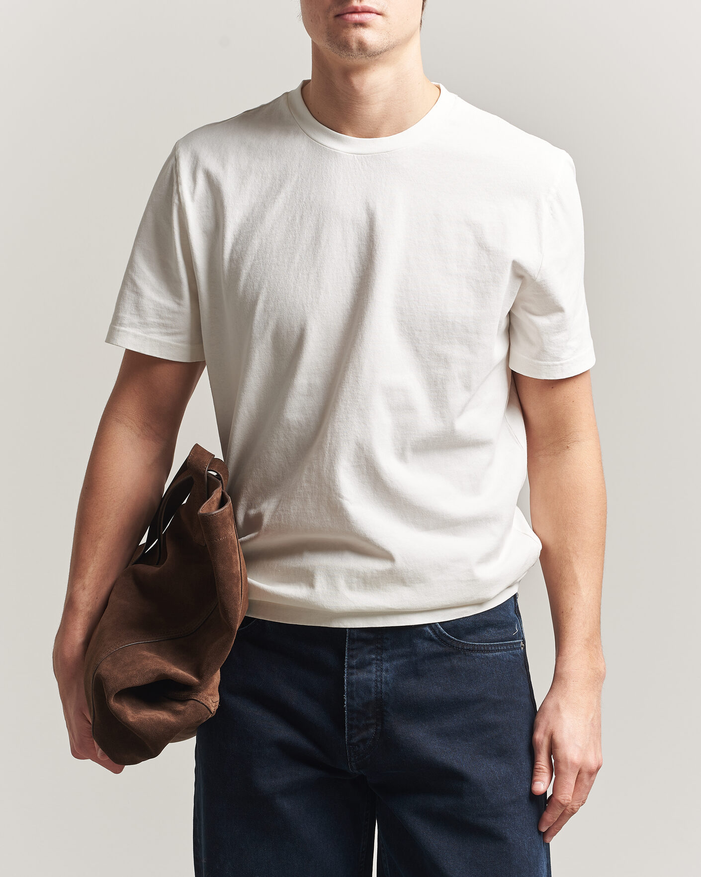 Herr | T-Shirts | A.P.C. | Printed Crew Neck T-Shirt Off White