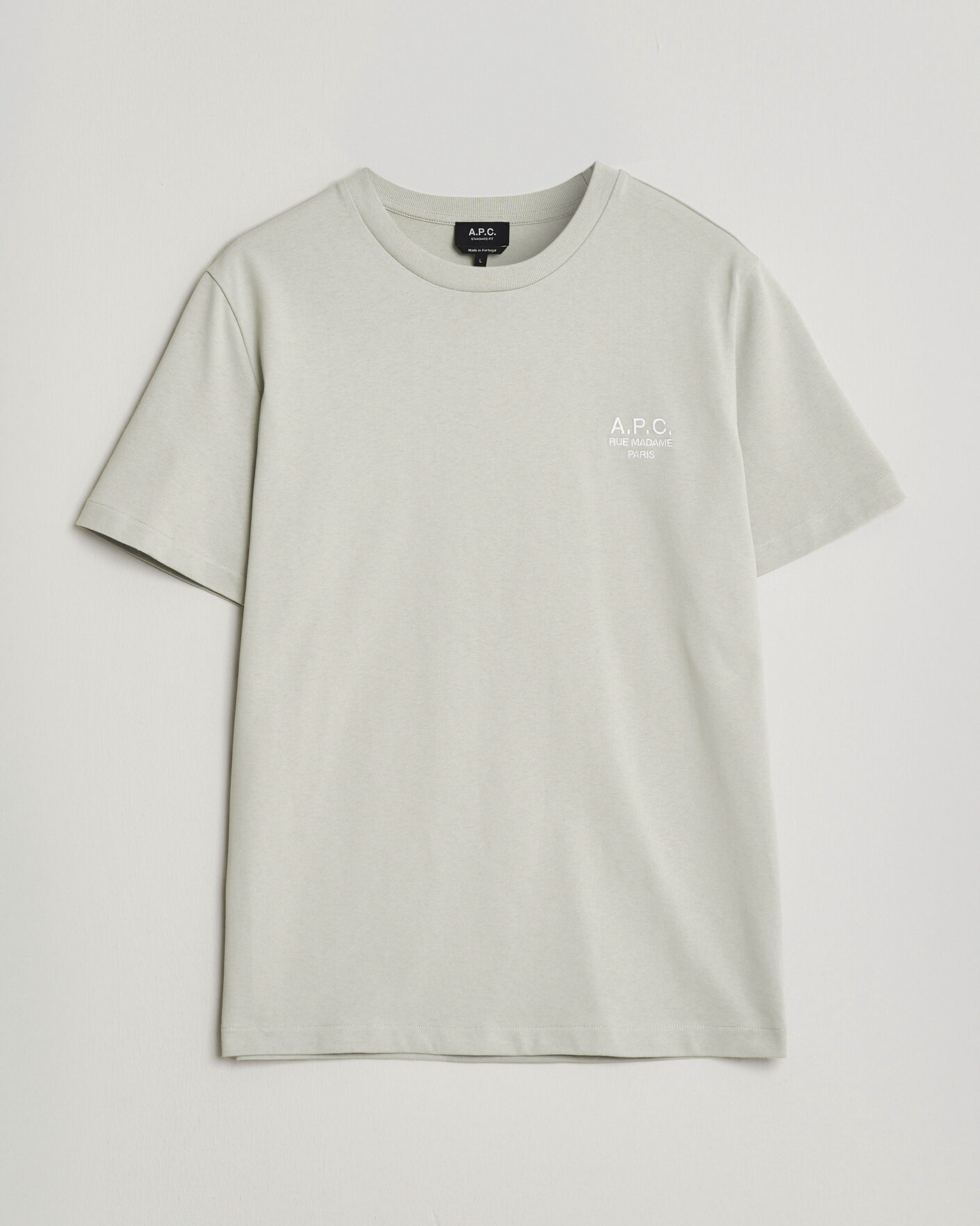 Herr | T-Shirts | A.P.C. | Rue Madame T-Shirt Light Green