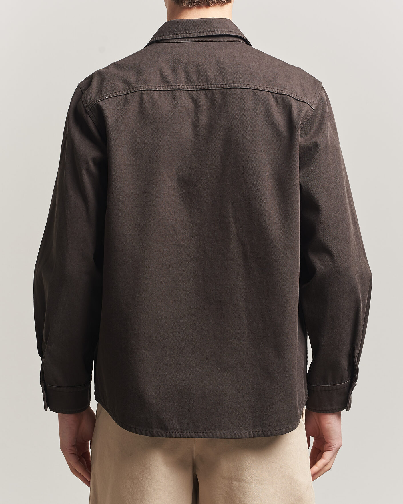 Herr | Skjortor | A.P.C. | Noah Cotton Overshirt Dark Brown