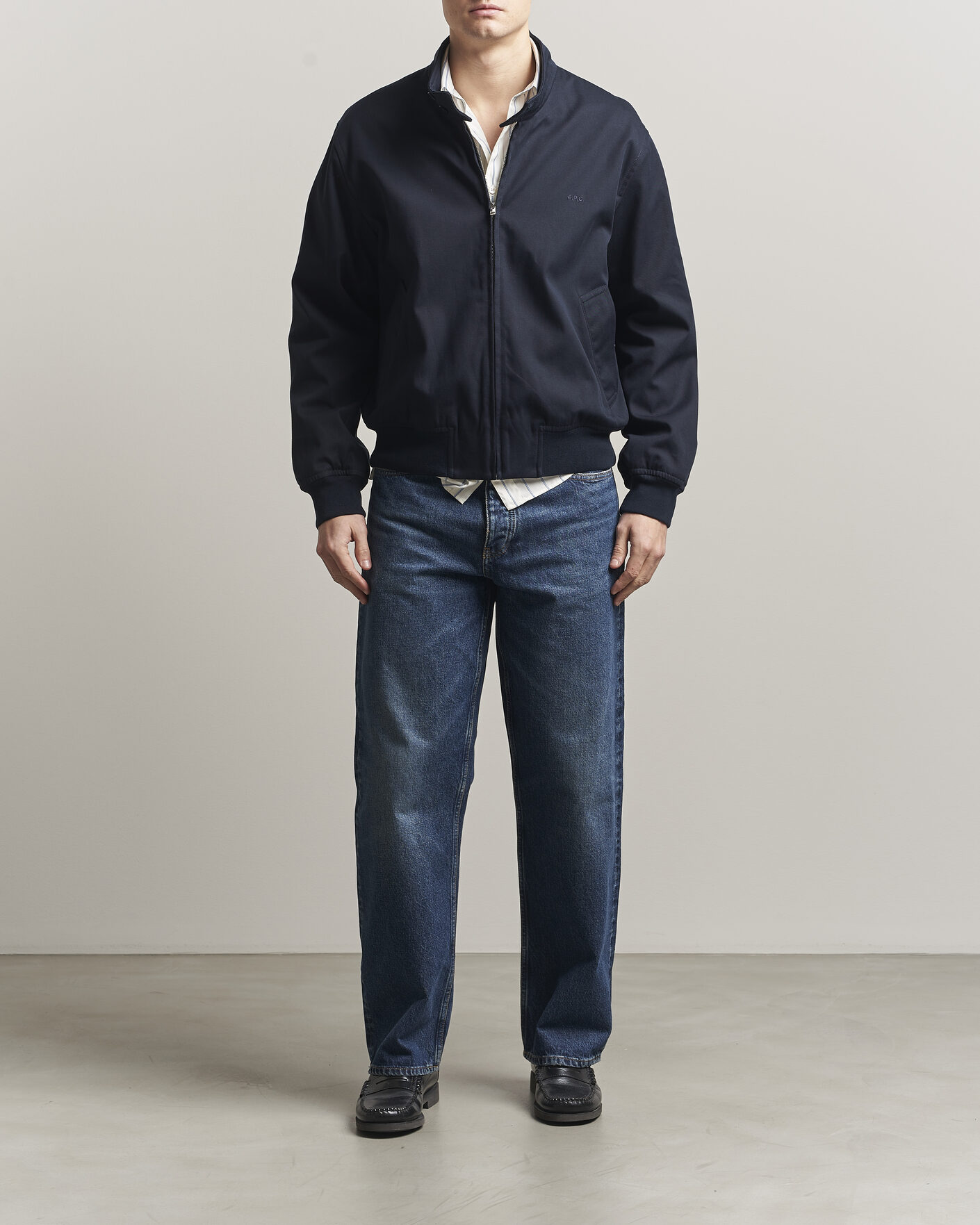 Herr | Jackor | A.P.C. | Zipped Jacket Dark Navy