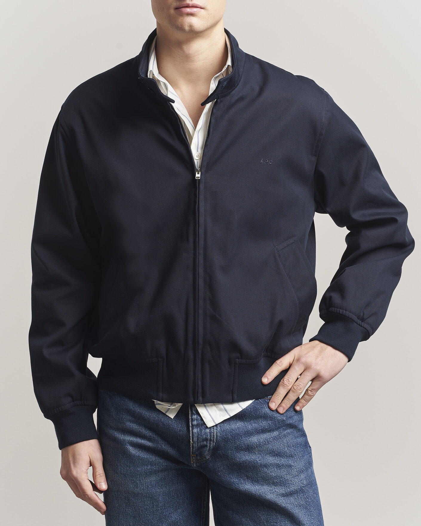 Herr | Jackor | A.P.C. | Zipped Jacket Dark Navy