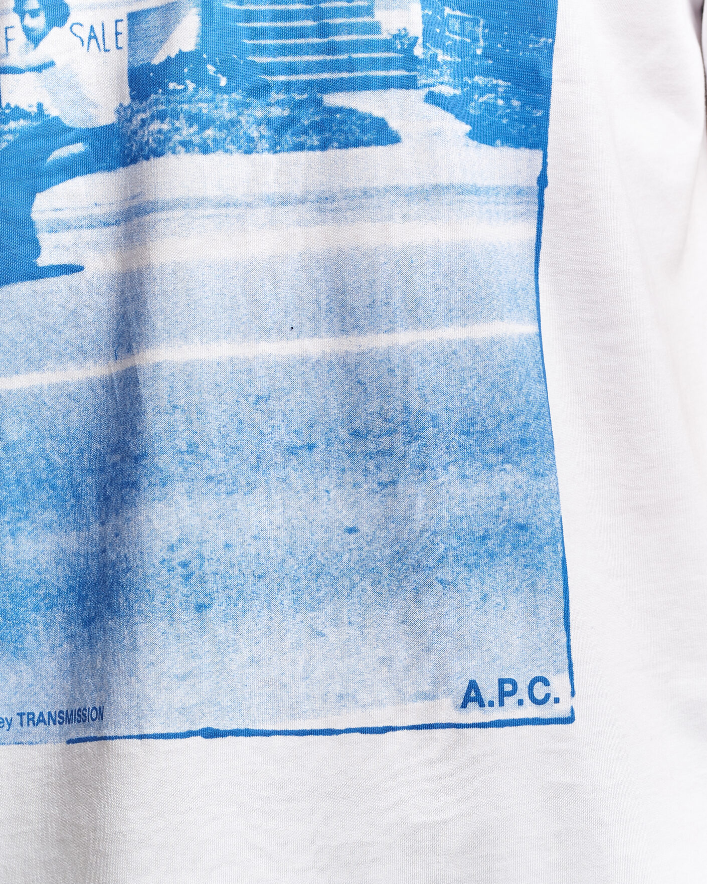 Herr | T-Shirts | A.P.C. | Cali Printed T-Shirt Blue