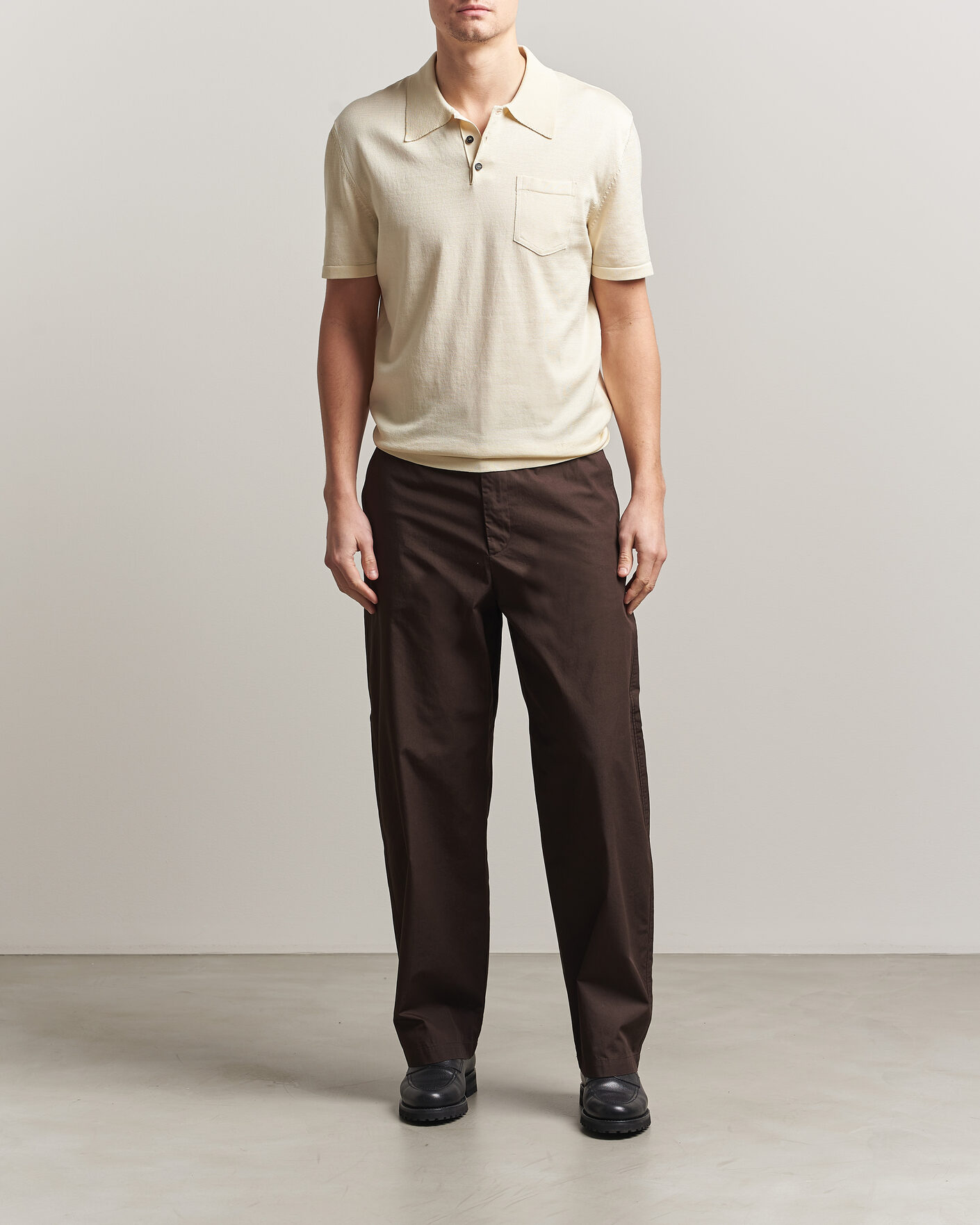 Herr | Byxor | A.P.C. | Dan Cotton Chinos Dark Brown