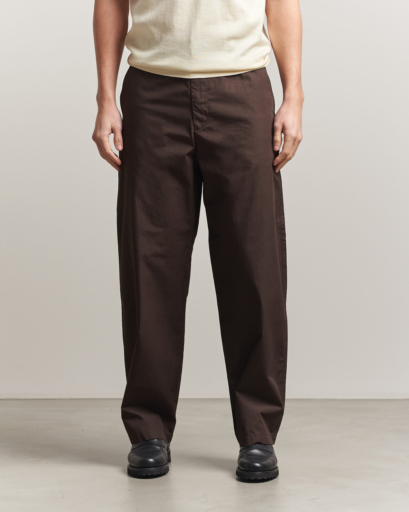 Herr | Byxor | A.P.C. | Dan Cotton Chinos Dark Brown