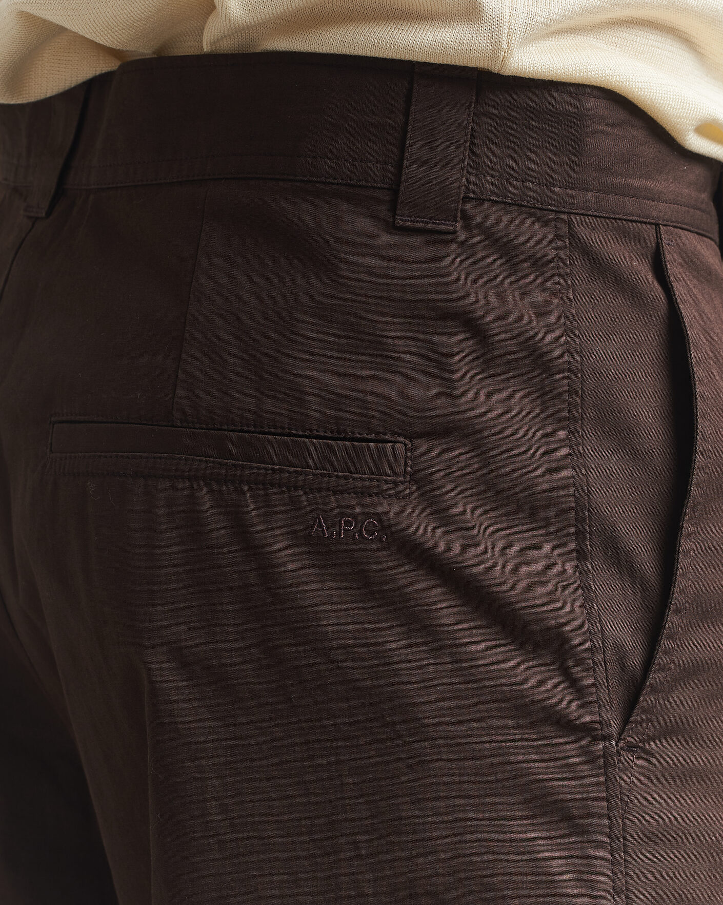 Herr | Byxor | A.P.C. | Dan Cotton Chinos Dark Brown