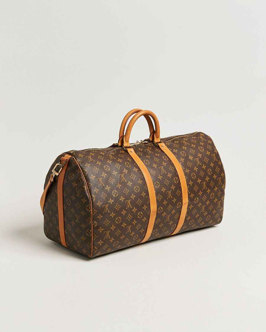 Herr | Pre-Owned & Vintage Bags | Louis Vuitton Pre-Owned | Keepall Bandouliére 55 Monogram