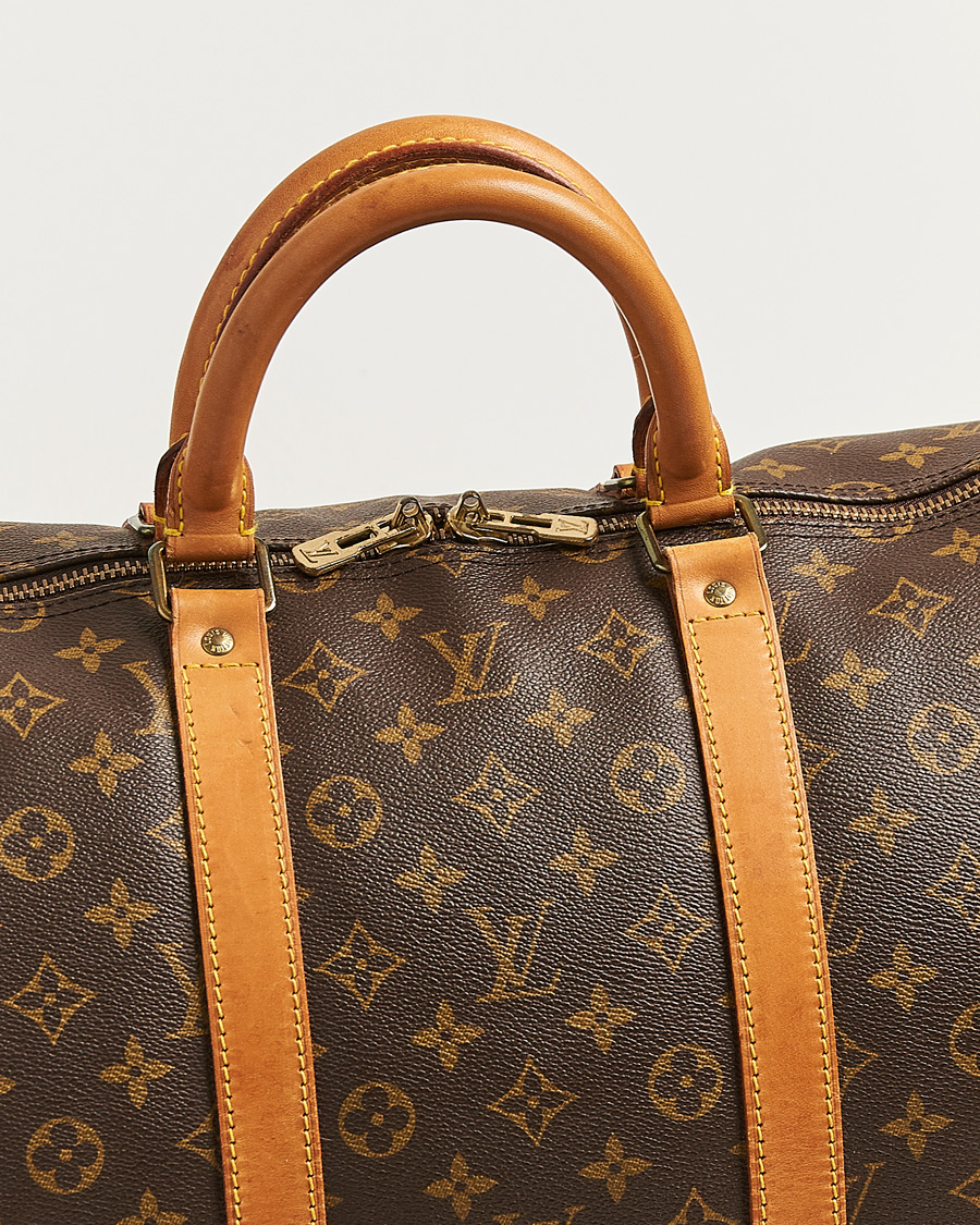 Herr | Pre-Owned & Vintage Bags | Louis Vuitton Pre-Owned | Keepall Bandouliére 55 Monogram