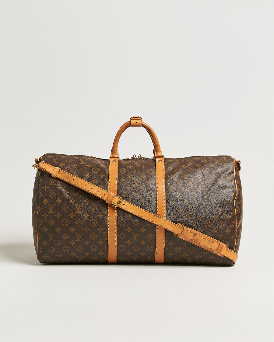 Herr | Pre-Owned & Vintage Bags | Louis Vuitton Pre-Owned | Keepall Bandouliére 55 Monogram