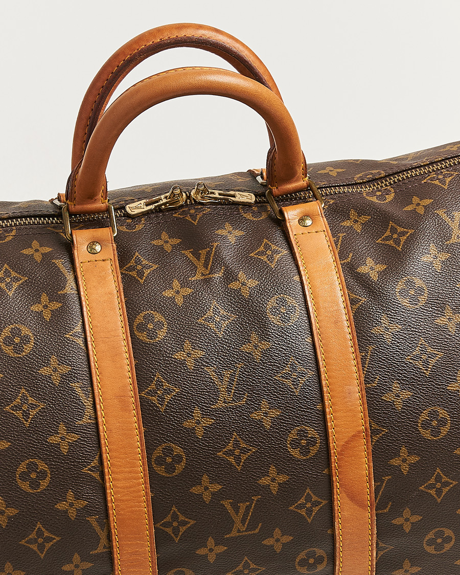 Herr | Pre-Owned & Vintage Bags | Louis Vuitton Pre-Owned | Keepall Bandouliére 55 Monogram