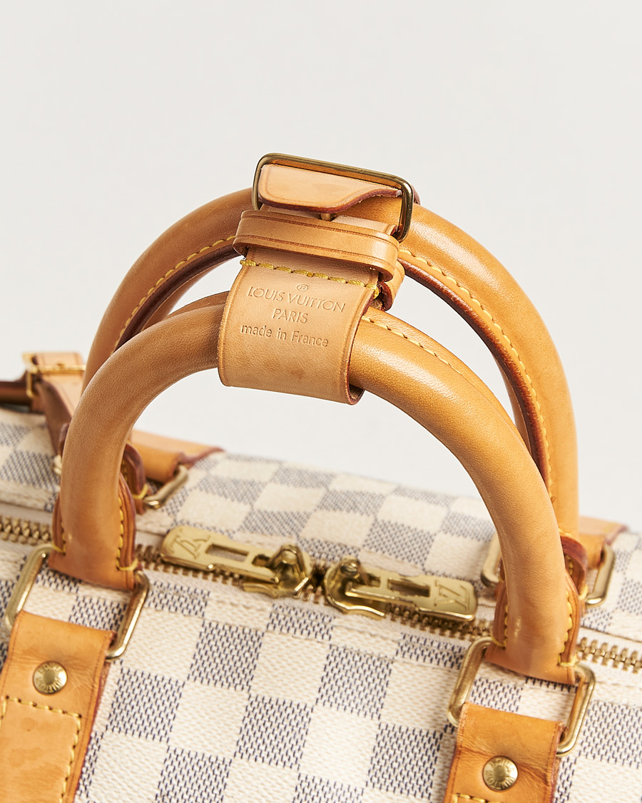 Herr | Pre-Owned & Vintage Bags | Louis Vuitton Pre-Owned | Keepall Bandouliére Damier Azur