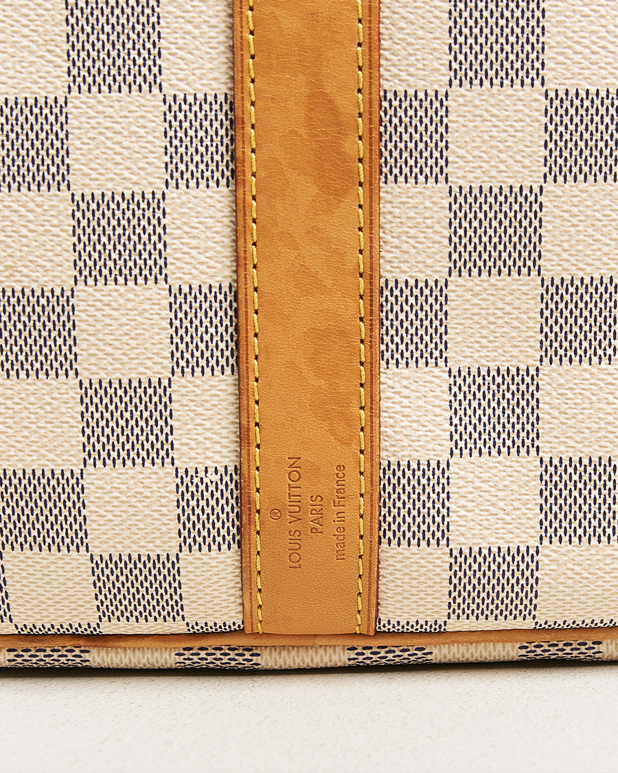 Herr | Pre-Owned & Vintage Bags | Louis Vuitton Pre-Owned | Keepall Bandouliére Damier Azur