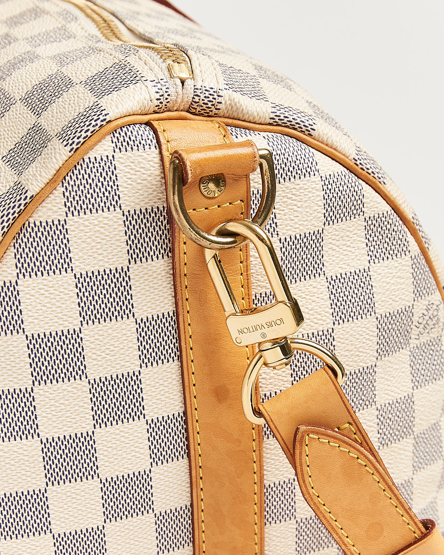 Herr | Pre-Owned & Vintage Bags | Louis Vuitton Pre-Owned | Keepall Bandouliére Damier Azur