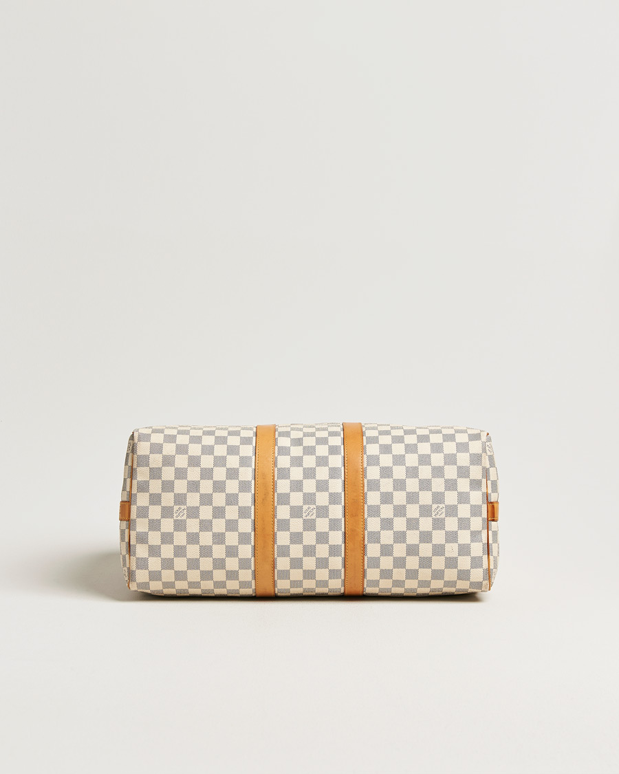 Herr | Pre-Owned & Vintage Bags | Louis Vuitton Pre-Owned | Keepall Bandouliére Damier Azur